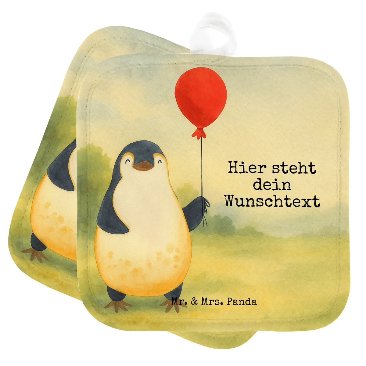 Personalisierte Topflappen Pinguin Luftballon Design Küchenaccessoires personalisiert, Topflappen selbst gestalten, Küchenzubehör personalisiert, Topflappen bedrucken, Topflappen mit Namen, Personalisierte Topfhandschuhe, Topflappen Set Personalisiert, Topflappen Personalisiert, Personalisierte Topflappen, Topfhandschuhe personalisiert, Topfhandschuhe mit Namen, Küchentextilien personalisiert, Pinguin, Liebe, Luftballon, Tagträume, Neues Leben, Beste Freundin, Neustart, Geschenk Freundin, Glück, Lebenslust, Motivation, Geschenkidee, Pinguine