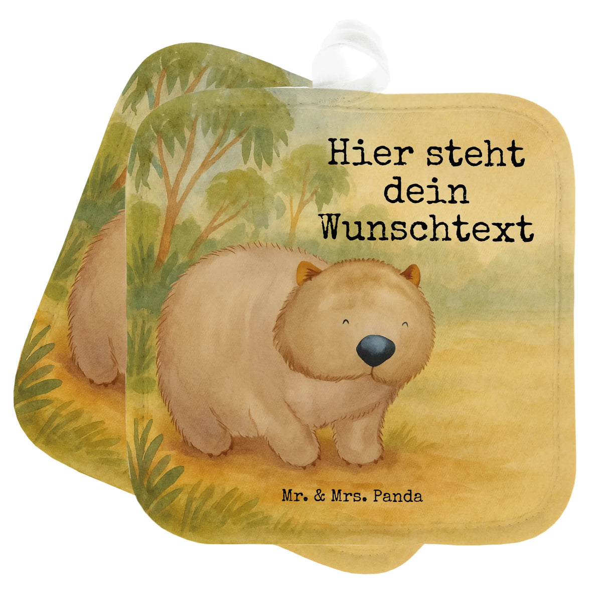 Personalisierte Topflappen Wombat Design Personalisierte Topflappen, Topflappen mit Namen, Küchentextilien personalisiert, Topflappen Set Personalisiert, Topflappen selbst gestalten, Küchenaccessoires personalisiert, Küchenzubehör personalisiert, Topfhandschuhe personalisiert, Topflappen bedrucken, Topflappen Personalisiert, Personalisierte Topfhandschuhe, Topfhandschuhe mit Namen, Lustige Sprüche, Tiere, Tiermotive, Gute Laune, Wombat, Australien, Spruch, Das Leben Ist schön, Motivation