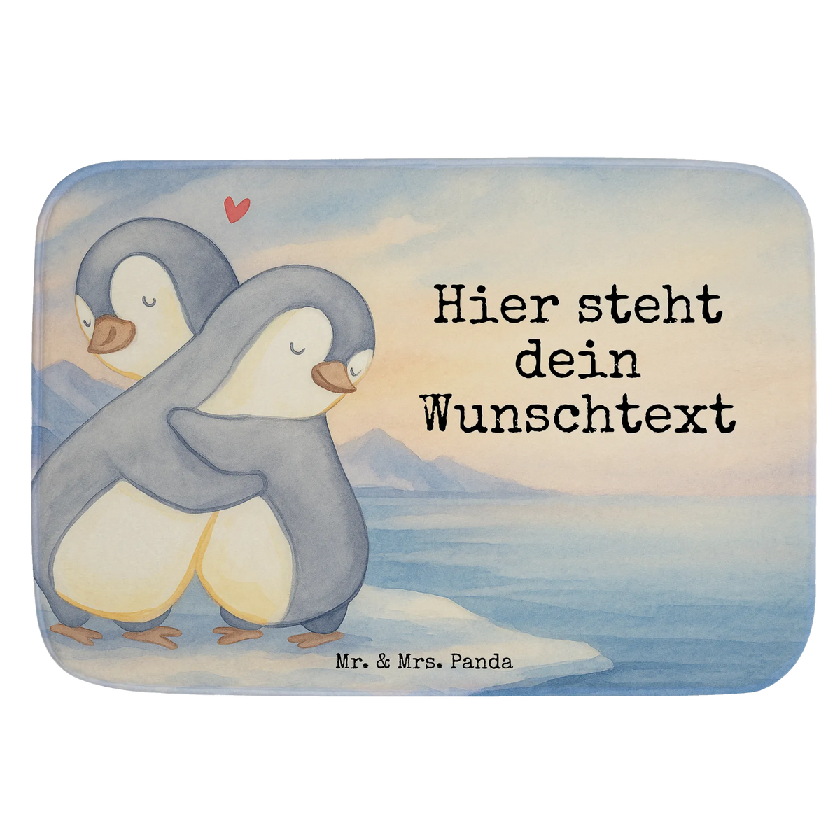 Personalised bath mat penguins Cuddle Design Loving, Two, Together, Marriage, Proposal of marriage, Love gift, gift for her, gift for him, anniversary gift, Valentine's Day Gift for Women Love Gift Anniversary Wedding Anniversary Party Favor Gift for Girlfriend Gift for Partner Boyfriend Gift Token of Love for Men for Husband