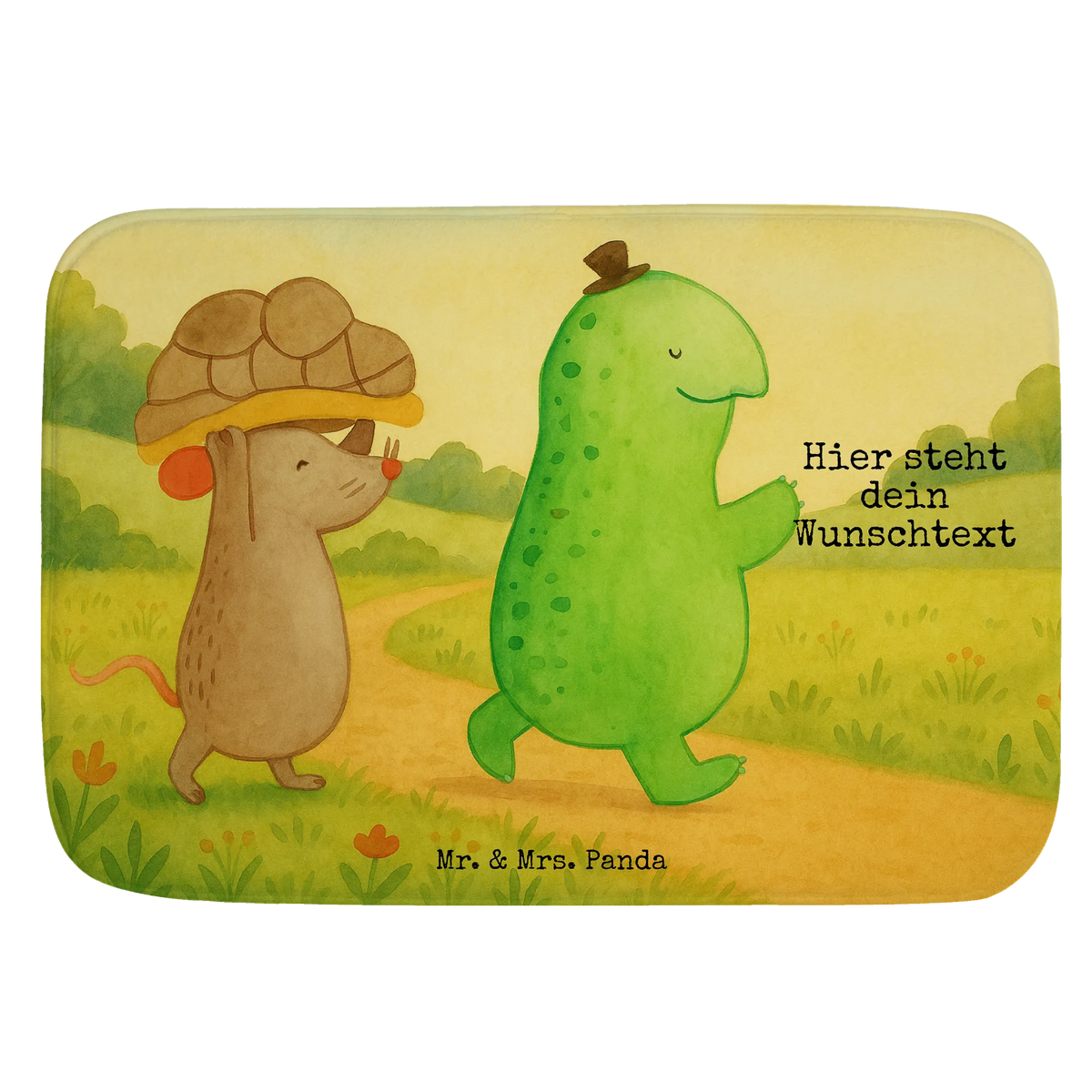Personalised bath mat tortoise Mouse Design gift, gift ideas, cute, illustrated, tortoise, reptile, ancient creature, sweet, birthday gift, turtle gift items, funny turtle gifts, pet turtles, best friend, sister or daughter, turtle lover, mouse, friends, girlfriends