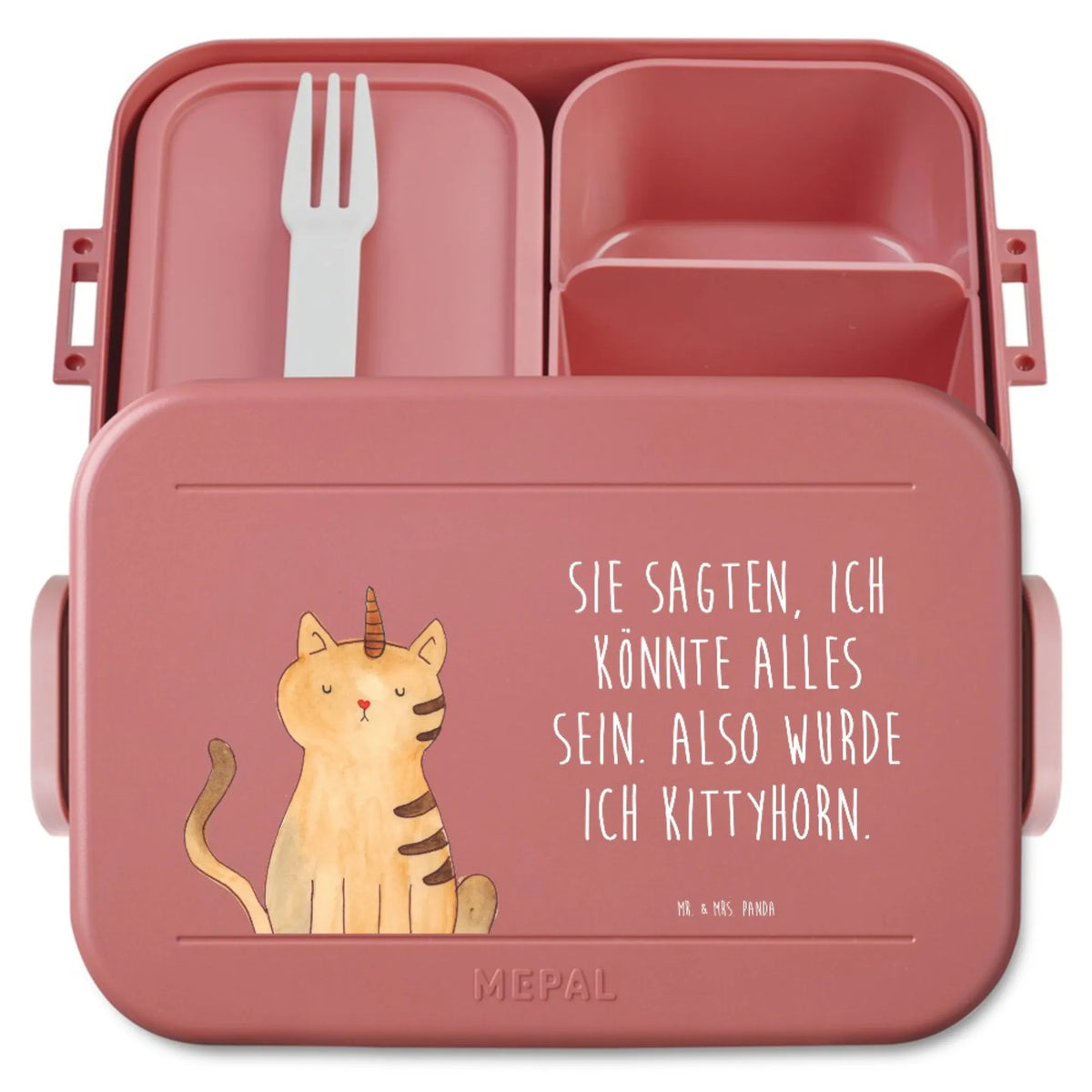 MEPAL Bentobox Einhorn Katze Motiv Frischhaltedose, Vesperbox, Meal Prep Box, Snackbox, Lunchbox, Bento-Brotdose, Essensbehälter, Bentobox, Lebensmittelbehälter, Bento Box, Jausenbox, Snackdose, Essensbox, Unicorn, Einhorn, Einhörner, Einhorn Deko, Katze, Einhornkatze, Kittyhorn, Regenbogen, Glitzer, Katzenhorn, Mieze, Einhornpower, Erwachsenwerden, Katzer