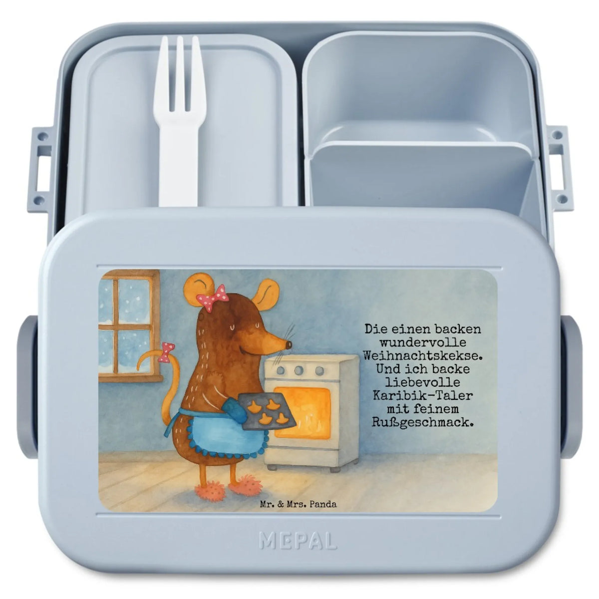 MEPAL Bentobox Maus Kekse Design Lunchbox, Essensbox, Bento-Brotdose, Snackdose, Snackbox, Bentobox, Meal Prep Box, Lebensmittelbehälter, Vesperbox, Bento Box, Essensbehälter, Jausenbox, Frischhaltedose, Weihnachten, Winter, Weihnachtsdeko, Nikolaus, Advent, Heiligabend, Wintermotiv, Weihnachtsbäckerei, Kekse, Plätzchen, Weihnachtskekse, Maus, Backen, Chaosqueen