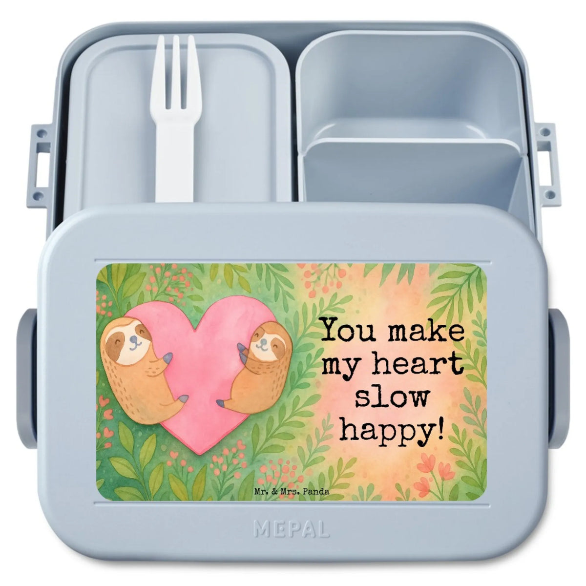 MEPAL Bentobox Faultiere Herz Design Jausenbox, Frischhaltedose, Bentobox, Snackdose, Essensbehälter, Essensbox, Lebensmittelbehälter, Meal Prep Box, Bento Box, Lunchbox, Snackbox, Vesperbox, Bento-Brotdose, Verlobung, Freundin, Freund, Liebe, Heiraten, Partner, Heiratsantrag, Ehefrau, Liebesgeschenk, Hocheitstag, Jahrestag, Ehemann, für Ehemann, Geschenk für Frauen, Mitbringsel, Valentinstag, Geschenk für Freundin, für Männer, Liebesbeweis, Geschenk für Partner, Hochzeitstag