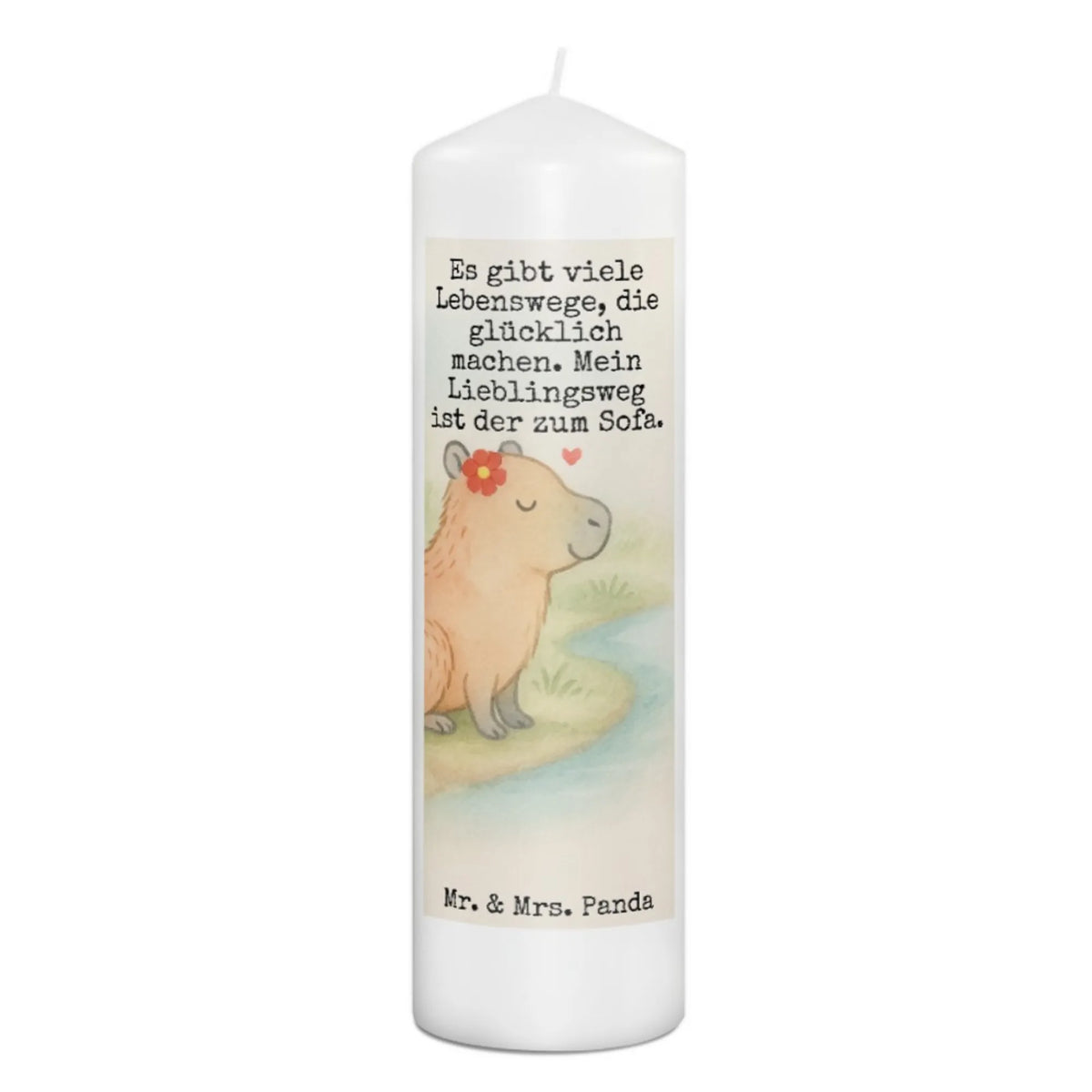 Candle Capybara flower Design animal lover, special gifts, good mood, funny sayings, hand drawn, cute animal motives, small animals, cute, card, gift ideas, gifts