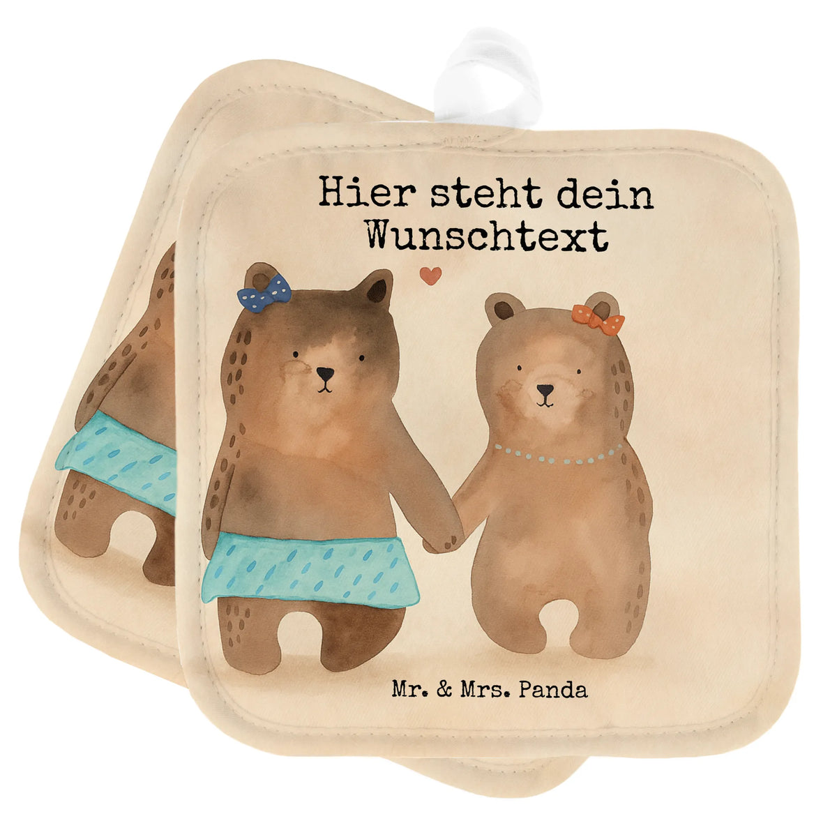 Personalisierte Topflappen Bär Freundin Design Topflappen Set Personalisiert, Küchentextilien personalisiert, Topflappen Personalisiert, Topfhandschuhe mit Namen, Topflappen bedrucken, Küchenaccessoires personalisiert, Topflappen mit Namen, Personalisierte Topflappen, Topfhandschuhe personalisiert, Personalisierte Topfhandschuhe, Küchenzubehör personalisiert, Topflappen selbst gestalten, Teddy, Bär, Teddybär, Bär Freundin Beste Freund Liebe Liebesbeweis Verliebt Kumpel Kumpeliene
