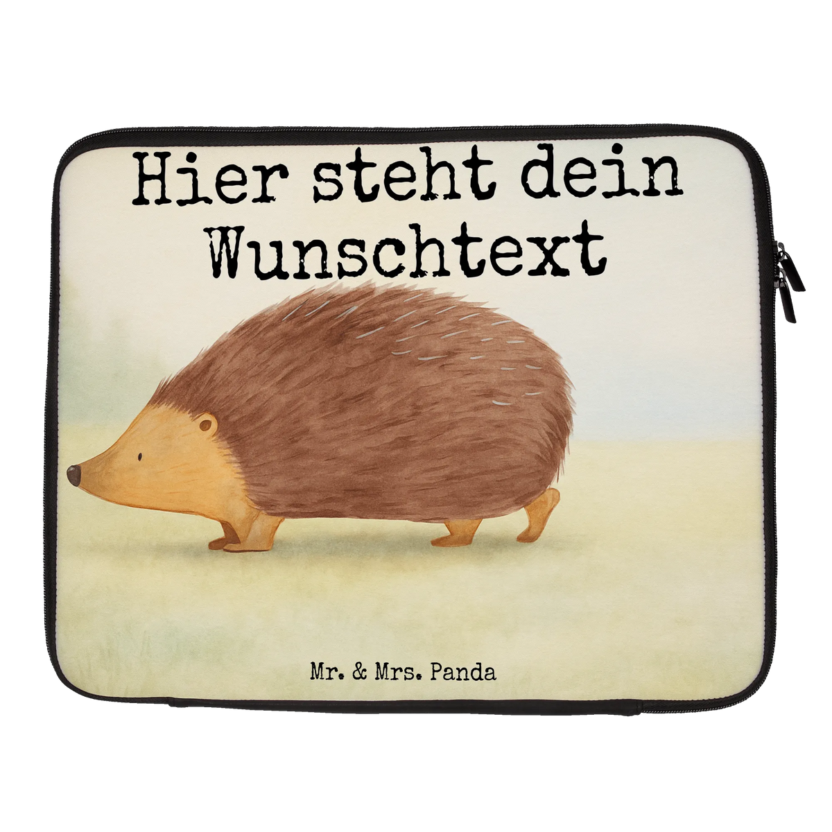 Personalized Notebook Bag Hedgehog hearts Design card, gift ideas, gifts, small animals, cute, cute animal motives, hand drawn, funny sayings, good mood, special gifts, animal lover, hearts, trust, kiss, heart