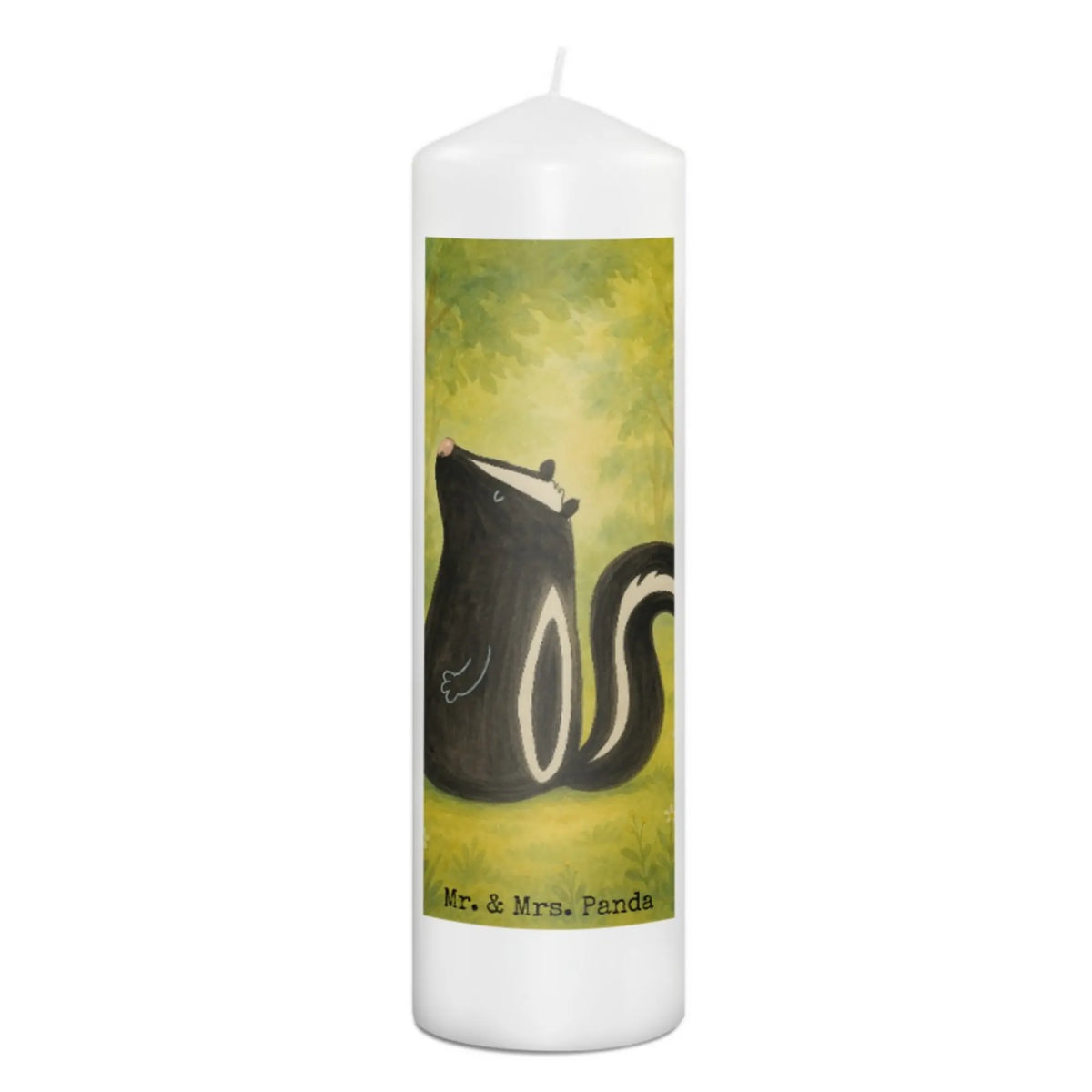 Candle skunk Sit Design law, stinky, predator, wild animal, know-it-all