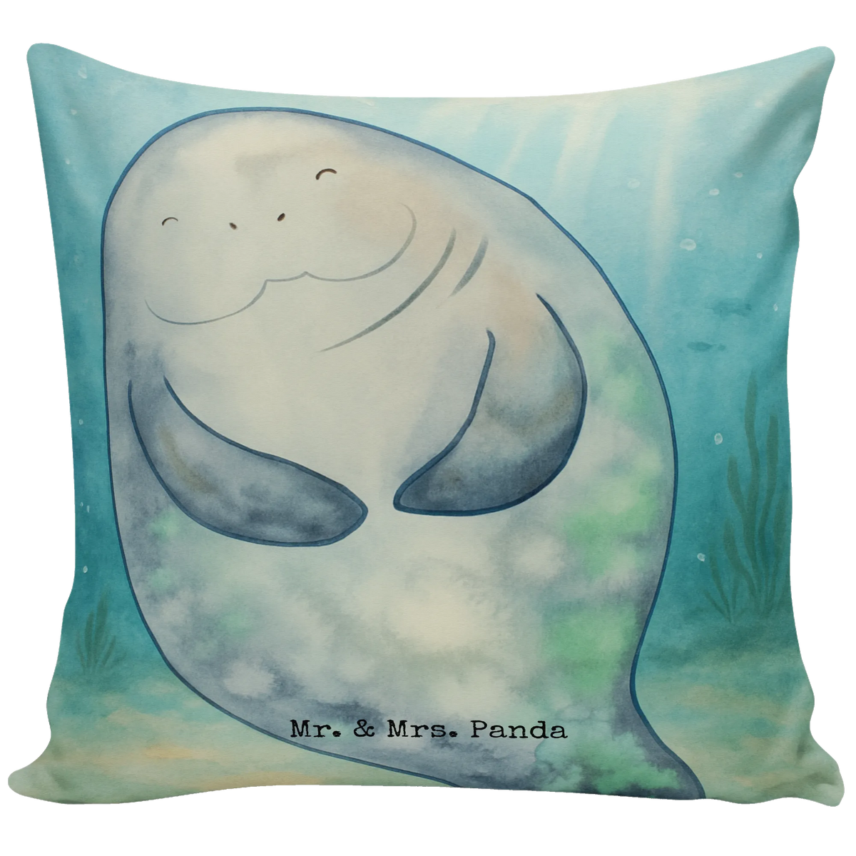 Cushion manatee happy Design pillows, pillow case, fluffy, 40 x 40, bedroom, 40x40, cushion, soft, couch, settee, sofa, pad, bed, Pillow, Seafood, aquatic animals, ocean, sea, fish, shells, corals, reef, whale, narwhal, sea urchin, lobster, platypus, turtle, manatee, crocodile, orca, shrimp, gifts for seafood lovers, water world, underwater animals, underwater world, vacation, deep sea, seafood fans, gift ideas, seafood decoration, seafood posters, Satisfaction, Self-love, Respect, Manatees, New start, Girlfriend, Lovesickness, New beginning, Carefulness, Manatee