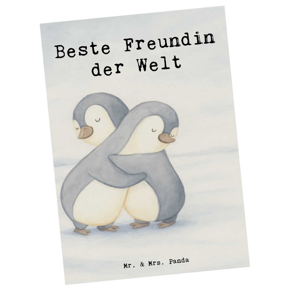Postkarte Pinguin Beste Freundin der Welt Design Designkarte, Postkarten, Postkarte, spruchkarte, Kunstkarten, einzelkarte, Motivkarte, Ansichtskarte, kunstkarte, Fotokarte, Grußkarte, bildkarte, Ansichtskarten, Geschenkidee, Geschenk, Schenken, Mitbringsel, Geburtstag, Geburtstagsgeschenk, für, Danke, Dankeschön, Bedanken, Freude machen, Geschenktipp, Beste, Freundschaft. Liebste, Freundinnen, Spruch, Jahrestag, Beste Freundin, Bae, Frau, Bff, Freundin, Ehefrau
