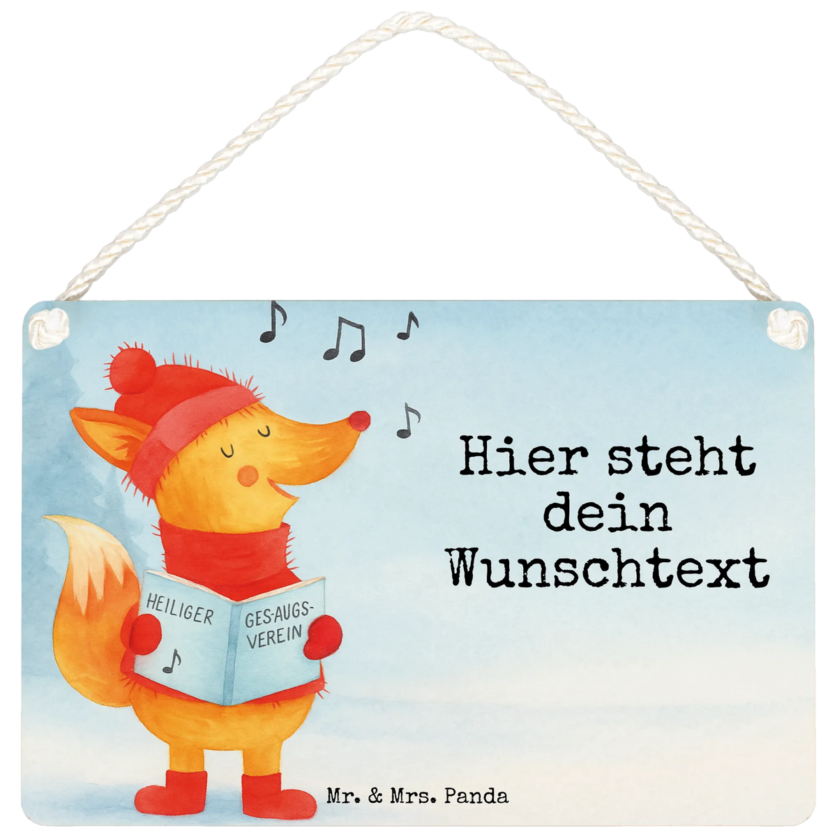 Personalisiertes Deko Schild Fuchs Sänger Design Dekoschild Personalisiert, Personalisiertes Holzschild, Namensschilder personalisiert, Personalisiertes Deko Schild, Türschilder personalisiert, Personalisiertes Schild, Schild personalisiert, Türschilder mit Namen, Wintermotiv, Heiligabend, Advent, Nikolaus, Weihnachten, Weihnachtsdeko, Winter, Füchse, Sänger, Fuchs, Singen, Geschenk Sänger, Weihnachtslieder