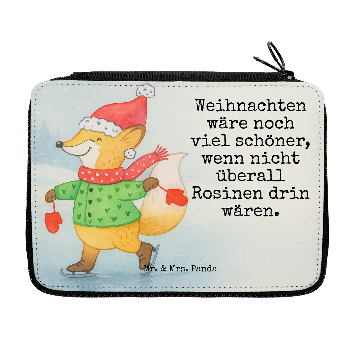 Federmappe Fuchs  Schlittschuhe Design Schlampermäppchen, Schlamper, Etui für Stifte, Stiftemappe, Stiftetasche, Federmäppchen, Zeichenetui, Stiftebeutel, Bleistiftetui, Schreibetui, Schüleretui, Malmappe, Buntstiftetui, Stifteetui, Schuletui, Bleistift Etui, Stifte Etui, Schreibmappe, Mäppchen, Farbstiftetui, Federpenal, Federmappe Set, Kinder Federmappe, Schulmäppchen, Federmappe, schulmäppchen set, Buntstiftmäppchen, reiseetui, Etui, Federtasche, Weihnachten, Winter, Weihnachtsdeko, Nikolaus, Advent, Heiligabend, Wintermotiv, Weihnachtsbaum, Weihnachtszeit, Weihnachtstage, Tannenbaum, Weihnachtsmann