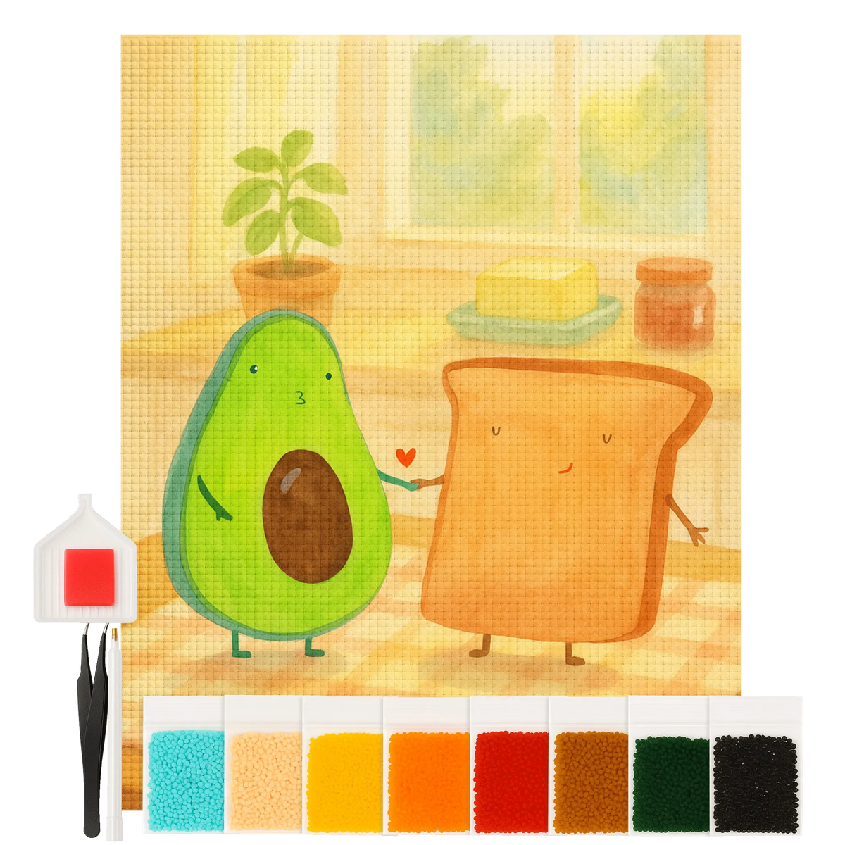 Diamond Painting Avocado Toast Design diamant malset, diamond art, mosaik malerei, diamant mosaik, steinchenbilder, diamant malerei, glitzerbild, diamant kunst, diamant painting bilder, diamond painting kit, 5d diamant painting, diamant gemälde, funkelbilder, diamantbild, diamant painting set, Bild mit Diamanten, mosaik bilder, 5d diamond painting, diamond painting komplettset, diamant stickerei, diy diamond painting, diamond painting set, diamant steine bilder, Kristallbild, diamant malerei set, diamant bilder, diamant painting kit, diamond painting bilder, diamant bastelset, malen mit diamanten, Diamant Malen, strassbilder, strass malerei, Diamant Malen nach Zahlen, mosaik set, Diamond Painting, Diamant Basteln, diamant stickerei set, diamant painting, Gesund, Vegan, Veggie, Avocado, Liebespaar, Toastbrot, Freund, Toast, Jahrestag, Jahrestagsgeschenk, Verlobt, Freundin, Pärchen, Verlobungsparty, Hochzeit, Hochzeitsgeschenk
