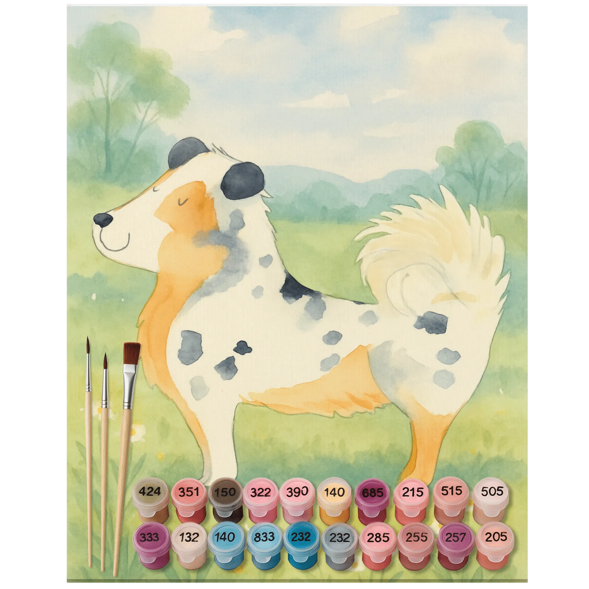 Malen nach Zahlen Hund Australien Shepherd Design malerei nach zahlen, acrylmalerei set, leinwand malerei, Malen nach Zahlen, kreativ set, Acryl Malen nach Zahlen, acryl malset, malen nach zahlen set, Malen nach Zahlen Leinwand, malen mit zahlen, leinwand malset, Zahlenbild, Malen nach Zahlen Bild, diy set, malset, DIY Malen nach Zahlen, Hundemotiv, Haustier, Hund, Tierliebhaber, Sprüche, Hundebesitzer, Hunderasse, Hundeliebe, Spruch, Australien Shepherd, Shepherd, Familienhund