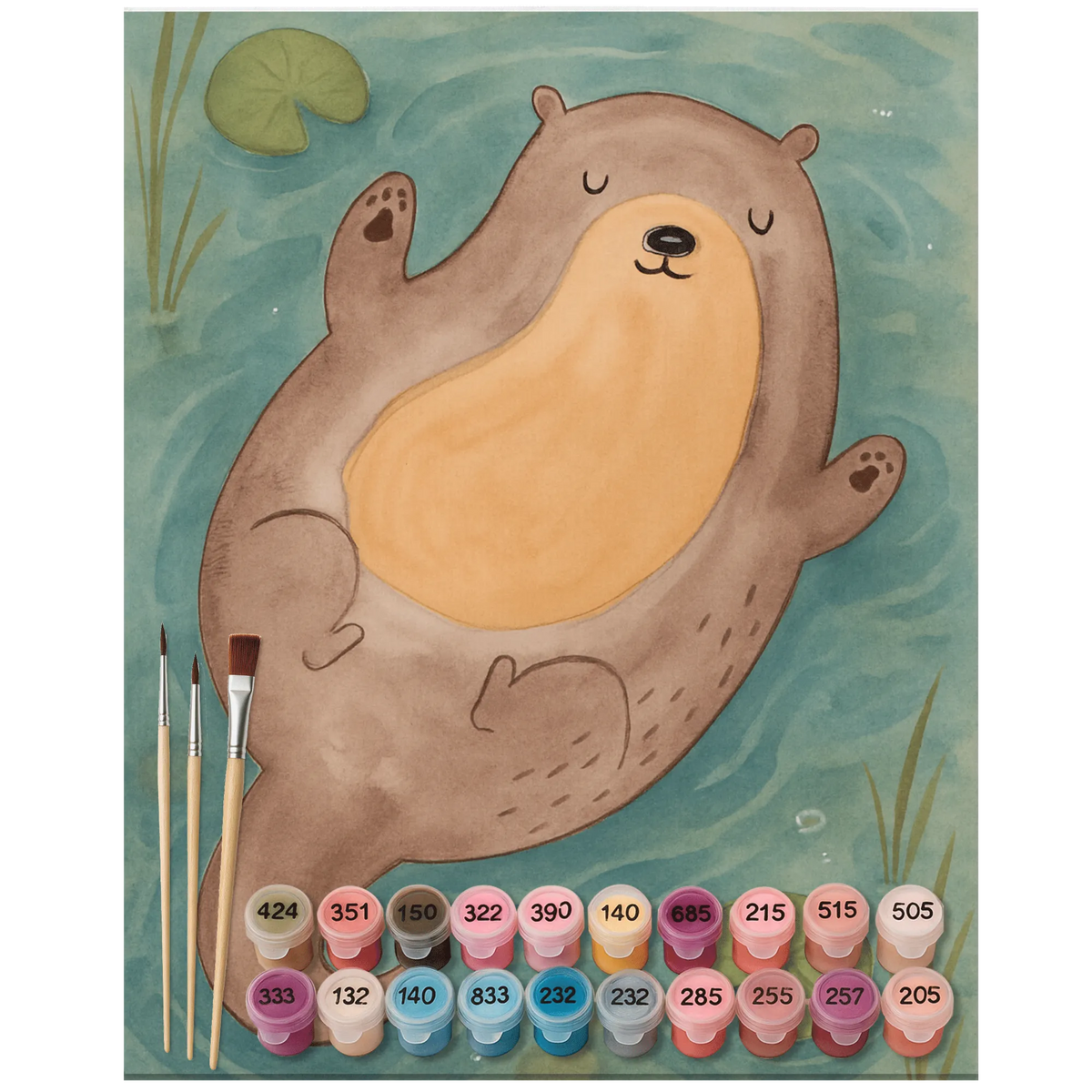 Malen nach Zahlen Otter Umarmen Design leinwand malset, malen mit zahlen, Zahlenbild, Malen nach Zahlen Bild, Acryl Malen nach Zahlen, leinwand malerei, Malen nach Zahlen, malen nach zahlen set, diy set, acryl malset, DIY Malen nach Zahlen, kreativ set, malerei nach zahlen, acrylmalerei set, malset, Malen nach Zahlen Leinwand, Otter, Seeotter, Fischotter, Otter Seeotter See Otter
