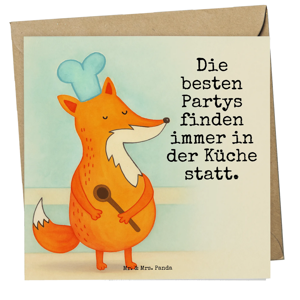 Deluxe Karte Fuchs Koch Design