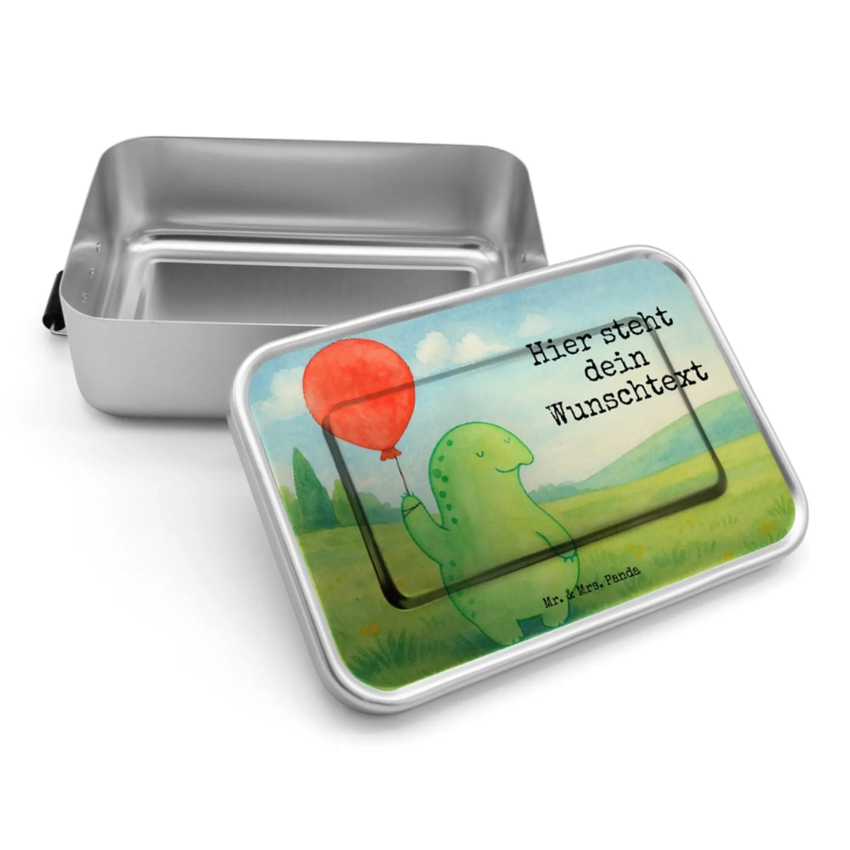 Personalized Metal Lunch Box tortoise balloon Design gift, gift ideas, cute, illustrated, tortoise, reptile, ancient creature, sweet, birthday gift, turtle gift items, funny turtle gifts, pet turtles, best friend, sister or daughter, turtle lover, motivational slogan, turtles, courageous outburst