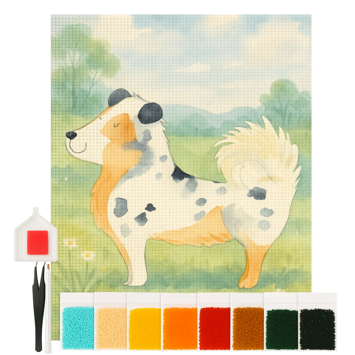 Diamond Painting Hund Australien Shepherd Design malen mit diamanten, diamond painting bilder, diamond art, diamant steine bilder, 5d diamond painting, diamant malerei, Bild mit Diamanten, diamant kunst, diamant bastelset, mosaik malerei, strassbilder, diamant malerei set, diamantbild, diamant painting, mosaik bilder, Diamant Malen, Diamant Basteln, diy diamond painting, diamond painting set, diamant painting set, steinchenbilder, diamant stickerei set, diamant painting kit, diamond painting kit, glitzerbild, diamant mosaik, funkelbilder, mosaik set, 5d diamant painting, strass malerei, diamant gemälde, diamant painting bilder, Diamant Malen nach Zahlen, diamant malset, diamond painting komplettset, Kristallbild, Diamond Painting, diamant stickerei, diamant bilder, Sprüche, Hund, Hunderasse, Hundebesitzer, Hundemotiv, Haustier, Tierliebhaber, Hundeliebe, Familienhund, Shepherd, Australien Shepherd, Spruch