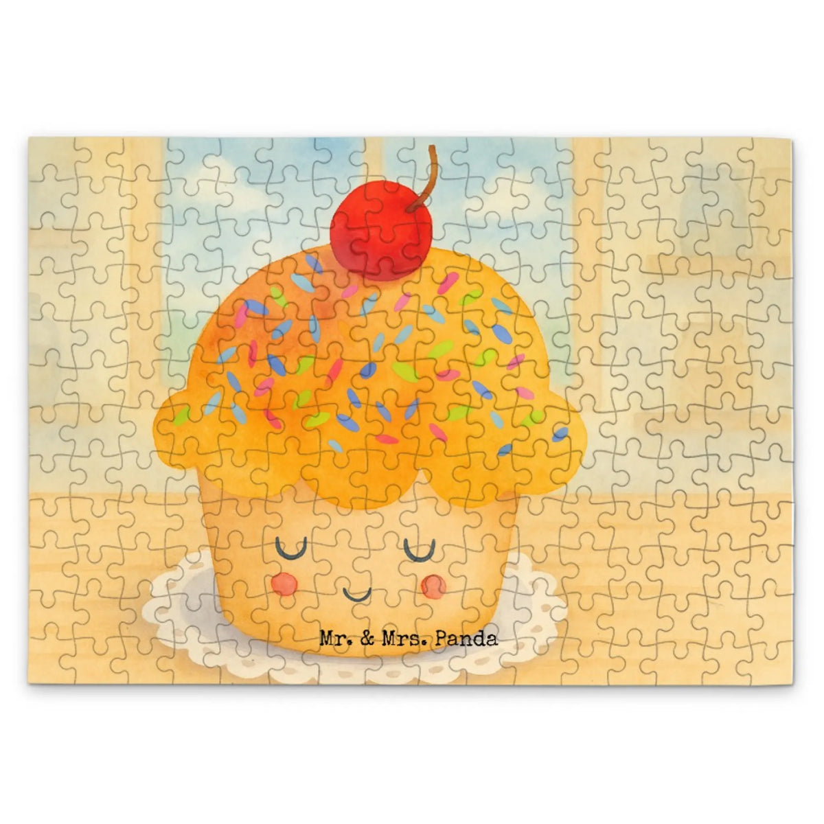 Puzzle Cupcake Design cute, cute animal motives, hand drawn, funny sayings, good mood, special gifts, animal lover, card, gifts, gift ideas, small animals, Kitchen Decoration, Kitchen Saying, Present Cook, Baking Present, Motivation Sayings, Wonder