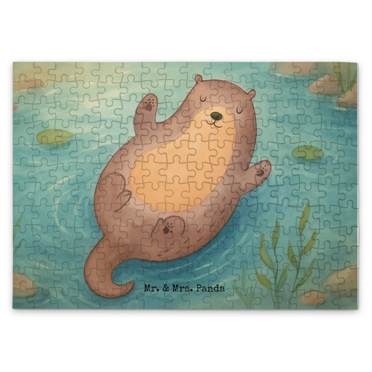 Puzzle Otter Umarmen Design 1500 Teile Puzzle, Puzzle, Puzzlespiel, 500 Teile Puzzle, Legespiel, Geduldspiel, 1000 Teile Puzzle, 300 Teile Puzzle, 2000 Teile Puzzle, Fischotter, Seeotter, Otter, Otter Seeotter See Otter