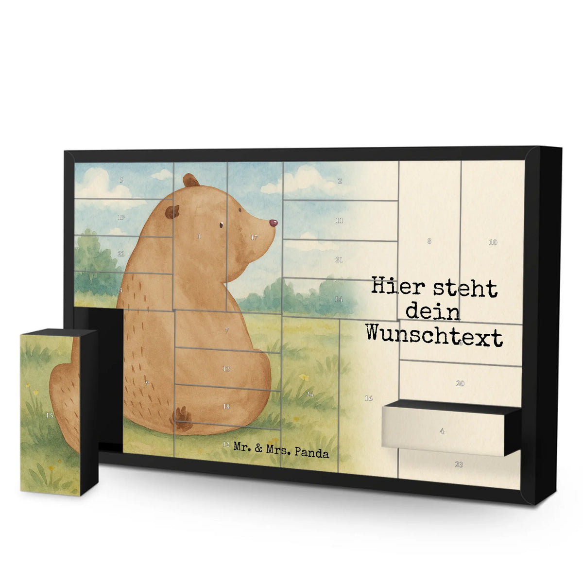 Personalisierter Befüllbarer Adventskalender Bär Schulterblick Design Adventskalender Name personalisiert, personalisierter weihnachtskalender, Persönlicher Adventskalender, Adventskalender mit Namen, weihnachtskalender personalisiert, Namens-Adventskalender, adventskalender personalisiert, adventskalender mit text, Adventskalender personalisiert 2024, Personalisierter Adventskalender 2024, adventskalender mit wunschname, individueller adventskalender, Individualisierter Adventskalender, Personalisierbarer Adventskalender, Personalisierter Adventskalender, Teddy, Bär, Teddybär, Weltansicht, Bärenliebe, Bären, Selbstachtung, Motivation, Weisheit