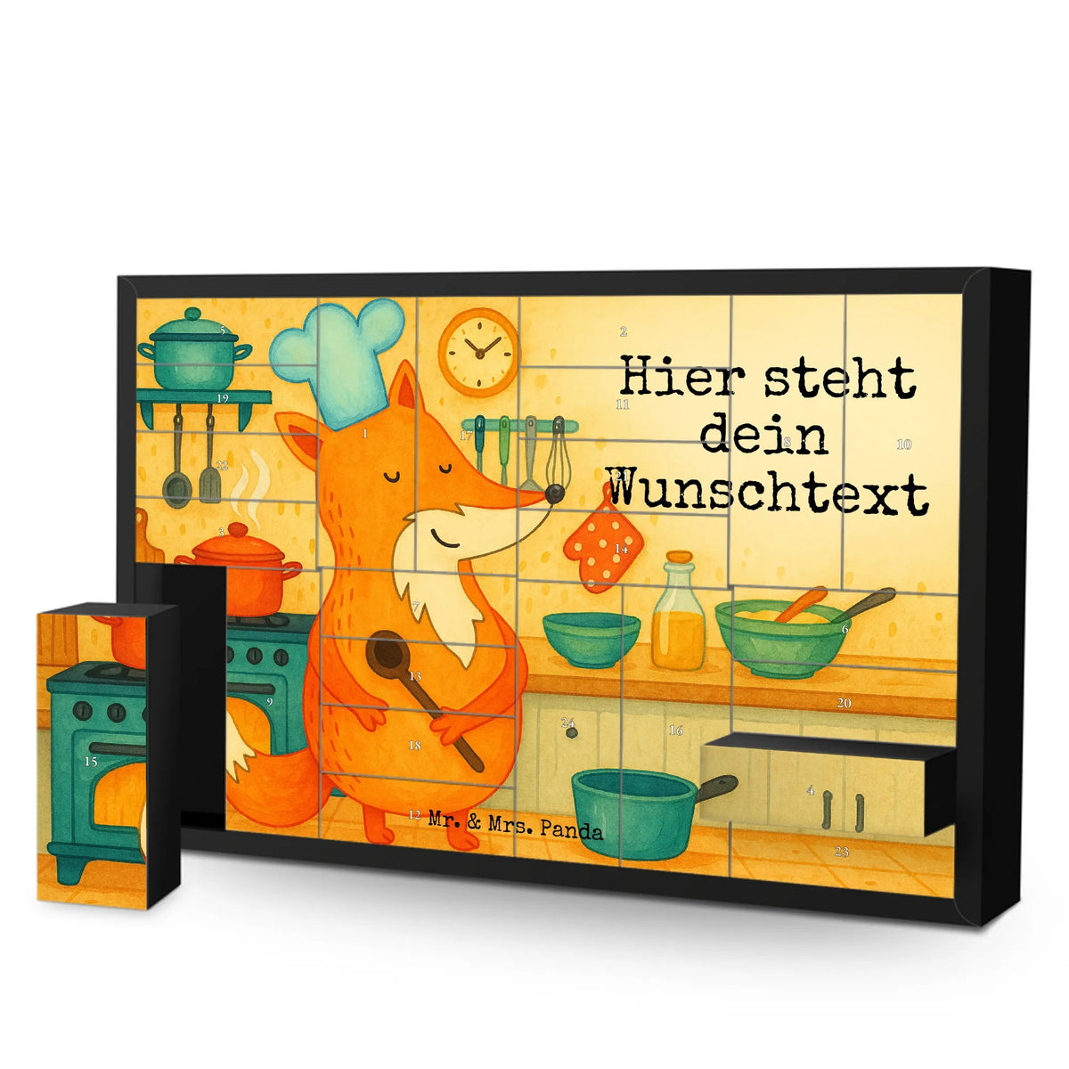 Personalisierter Befüllbarer Adventskalender Fuchs Koch Design adventskalender mit wunschname, Personalisierbarer Adventskalender, individueller adventskalender, personalisierter weihnachtskalender, Personalisierter Adventskalender 2024, Individualisierter Adventskalender, Persönlicher Adventskalender, adventskalender mit text, adventskalender personalisiert, weihnachtskalender personalisiert, Adventskalender personalisiert 2024, Personalisierter Adventskalender, Adventskalender mit Namen, Adventskalender Name personalisiert, Namens-Adventskalender, Fuchs, Küche Deko, Küche Spruch, Köche, Bäcker, Witzig, Füchse, Spruch Lustig, Party Spruch, Koch Geschenk