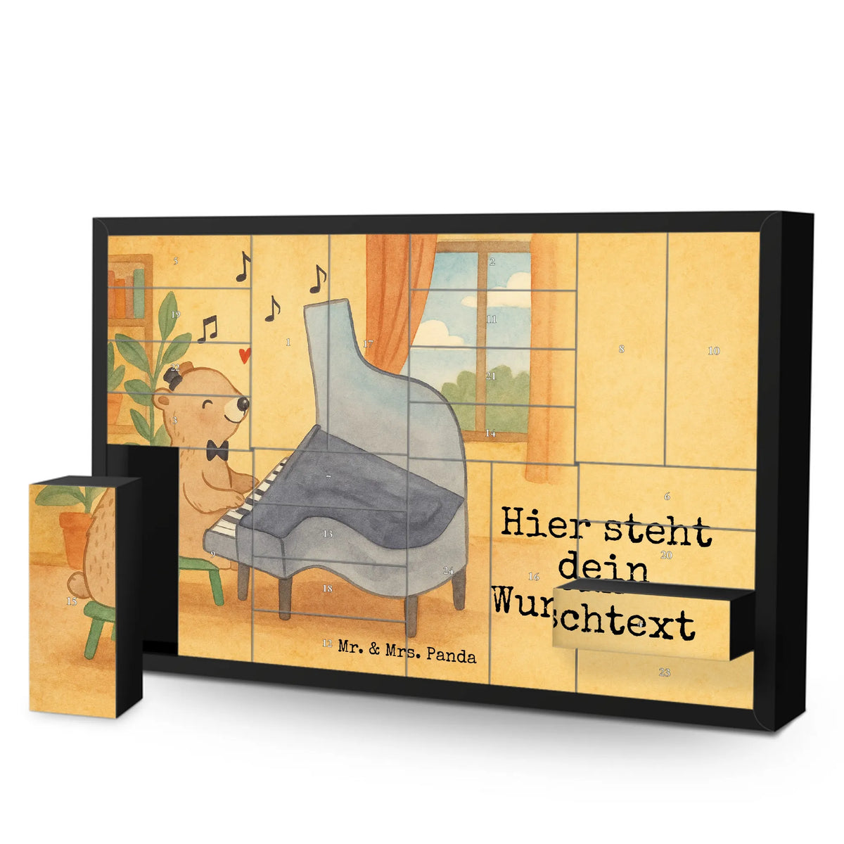 Personalisierter Befüllbarer Adventskalender Bär Klavier Design Persönlicher Adventskalender, Adventskalender mit Namen, weihnachtskalender personalisiert, adventskalender mit text, Personalisierter Adventskalender, adventskalender mit wunschname, Adventskalender Name personalisiert, Adventskalender personalisiert 2024, Namens-Adventskalender, personalisierter weihnachtskalender, Personalisierter Adventskalender 2024, Individualisierter Adventskalender, Personalisierbarer Adventskalender, adventskalender personalisiert, individueller adventskalender, Instrumente, Geschenke Musiker, Musikliebhaber, Pianist, Konzert, Klavier, Flügel, Bär, Klassik