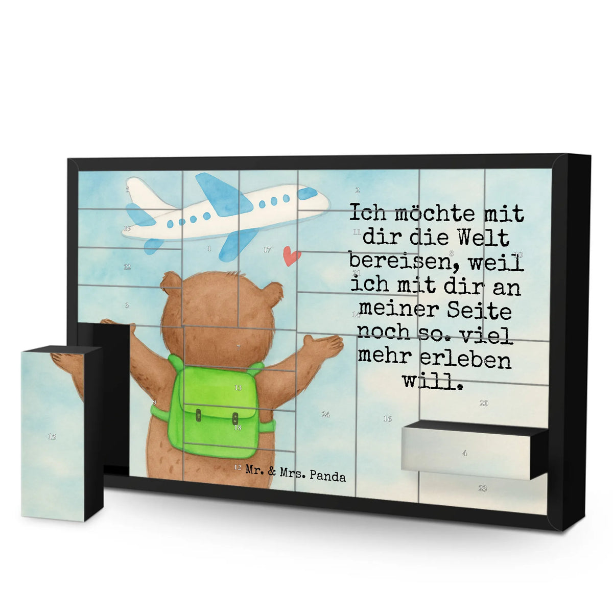 Befüllbarer Adventskalender Bär Flugzeug Design Leerer Adventskalender, Kalender Zum Befüllen, Adventskalender Schachtel, Bastel Adventskalender, Schachtel Adventskalender, Adventskalender, Diy Adventskalender, Geschenkekalender, selbstbefüllbarer adventskalender, diy weihnachtskalender, Weihnachtskalender, Adventskalender Box, Freundin, Freund, Liebe, Liebesgeschenk, Jahrestag, Verlobung, Partner, Ehemann, Ehefrau, Heiraten, Heiratsantrag, Hocheitstag, für Männer, Liebesbeweis, Mitbringsel, Hochzeitstag, Geschenk für Partner, Valentinstag, Geschenk für Frauen, Geschenk für Freundin, für Ehemann