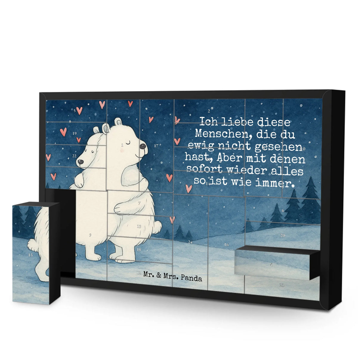 Befüllbarer Adventskalender Eisbär Umarmen Design Bastel Adventskalender, Diy Adventskalender, Schachtel Adventskalender, Kalender Zum Befüllen, Adventskalender Box, Geschenkekalender, Weihnachtskalender, diy weihnachtskalender, selbstbefüllbarer adventskalender, Adventskalender Schachtel, Leerer Adventskalender, Adventskalender, Lustige Sprüche, Tiere, Tiermotive, Gute Laune