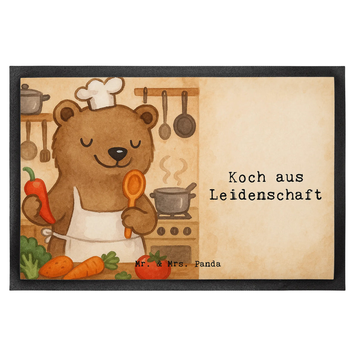 Fußmatte Koch Leidenschaft Design Abtretmatte, fußmatte, Schmutzfangteppich, Bodenvorleger, Abtreter, abstreifer, Türvorleger, Fußabstreifer, Fußabtreter, matte haustür, Gummi-Fußmatte, Schuhabstreifer, bodenmatte, Gummimatte, Türmatte, Eingangsteppich, Schmutzfänger, Fussmatte, außenmatte, Outdoor-Matte, Haustürmatte, hausmatte, Schmutzfangmatte, flurmatte, Sauberlaufmatte, Eingangsmatte, Vorleger, Schmutzmatte, teppichmatte, Geschenk, Schenken, Danke, Jubiläum, Dankeschön, Beruf, Ausbildung, Abschied, Rente, Kollege, Kollegin, Arbeitskollege, Mitarbeiter, Firma, Restaurant, Chefkoch, Küchenmeister, Schiffskoch, Küchenchef, Sternekoch, Fernsehkoch, Koch