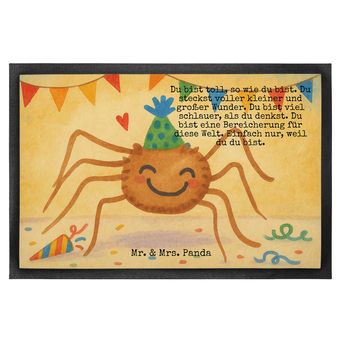 Fußmatte Spinne Agathe Party Design Schmutzfänger, matte haustür, Fußabtreter, Schmutzfangmatte, Eingangsmatte, Türvorleger, Türmatte, Vorleger, Abtreter, Sauberlaufmatte, außenmatte, Schmutzfangteppich, Gummi-Fußmatte, abstreifer, bodenmatte, Eingangsteppich, Schmutzmatte, Bodenvorleger, hausmatte, teppichmatte, fußmatte, Haustürmatte, Schuhabstreifer, Gummimatte, Fussmatte, flurmatte, Abtretmatte, Fußabstreifer, Outdoor-Matte, Spinne Agathe, Spinne, Agathe, Videos, Merchandise, Glück, Motivation, Wunder, Selbstliebe