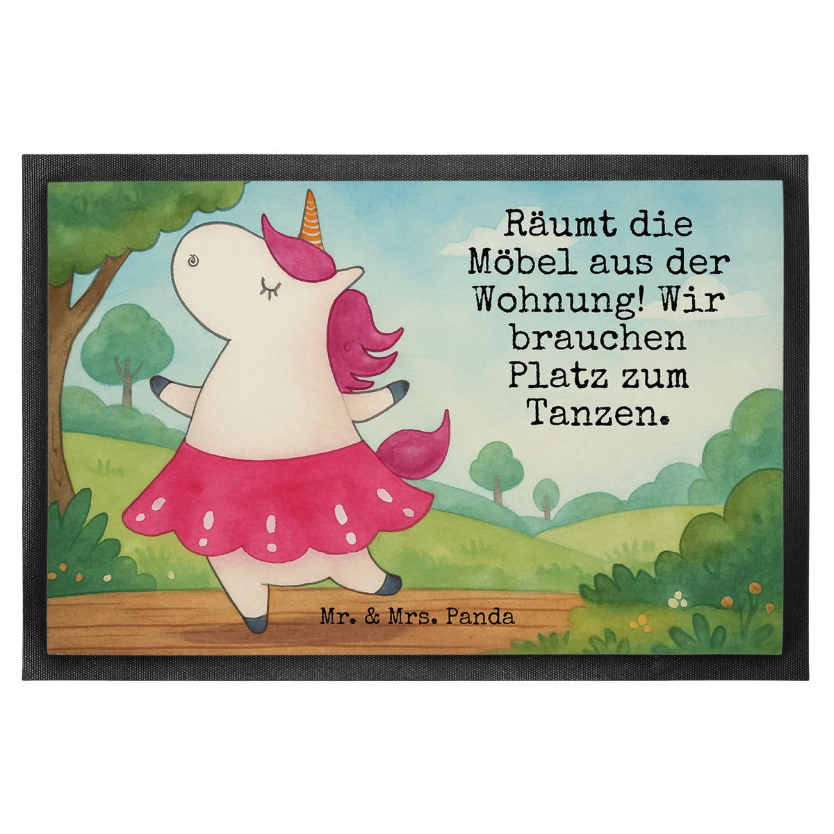 Fußmatte Einhorn Ballerina Design Türvorleger, Vorleger, Schmutzfänger, teppichmatte, fußmatte, bodenmatte, Eingangsmatte, Abtreter, Haustürmatte, Schuhabstreifer, Fußabstreifer, Bodenvorleger, Sauberlaufmatte, hausmatte, Fussmatte, Eingangsteppich, Schmutzfangmatte, Outdoor-Matte, Fußabtreter, außenmatte, Schmutzmatte, Türmatte, flurmatte, matte haustür, abstreifer, Schmutzfangteppich, Abtretmatte, Gummi-Fußmatte, Gummimatte, Unicorn, Einhorn Deko, Einhörner, Einhorn, Lebenslust, Spaß, Party, Tanzen, Wohnung, Geburtstag, Lebensfreude, Feiern, Ballerina, Tänzerin