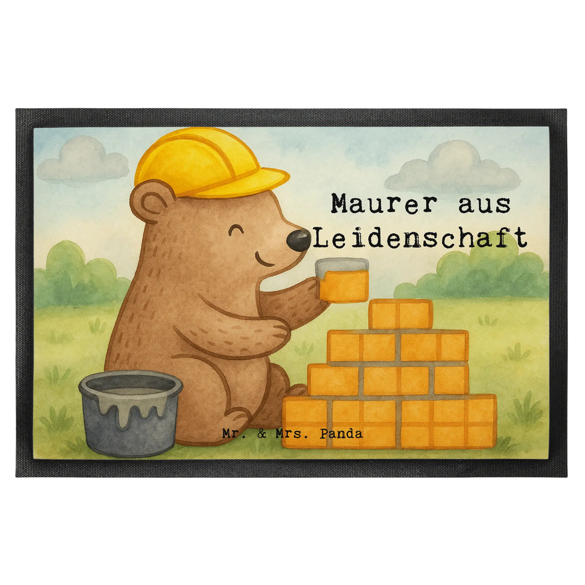 Fußmatte Maurer Leidenschaft Design Fußabstreifer, bodenmatte, flurmatte, Abtretmatte, Schuhabstreifer, Gummimatte, Türmatte, Eingangsmatte, Vorleger, außenmatte, Türvorleger, Schmutzfänger, fußmatte, Fussmatte, Schmutzfangteppich, matte haustür, Gummi-Fußmatte, teppichmatte, Abtreter, Fußabtreter, Outdoor-Matte, abstreifer, Schmutzmatte, hausmatte, Eingangsteppich, Sauberlaufmatte, Schmutzfangmatte, Haustürmatte, Bodenvorleger, Firma, Mitarbeiter, Arbeitskollege, Kollegin, Kollege, Rente, Abschied, Ausbildung, Beruf, Jubiläum, Geschenk, Dankeschön, Danke, Schenken, Maurer, Maurerbetrieb, Maurermeister, Handwerker, Gesellenprüfung