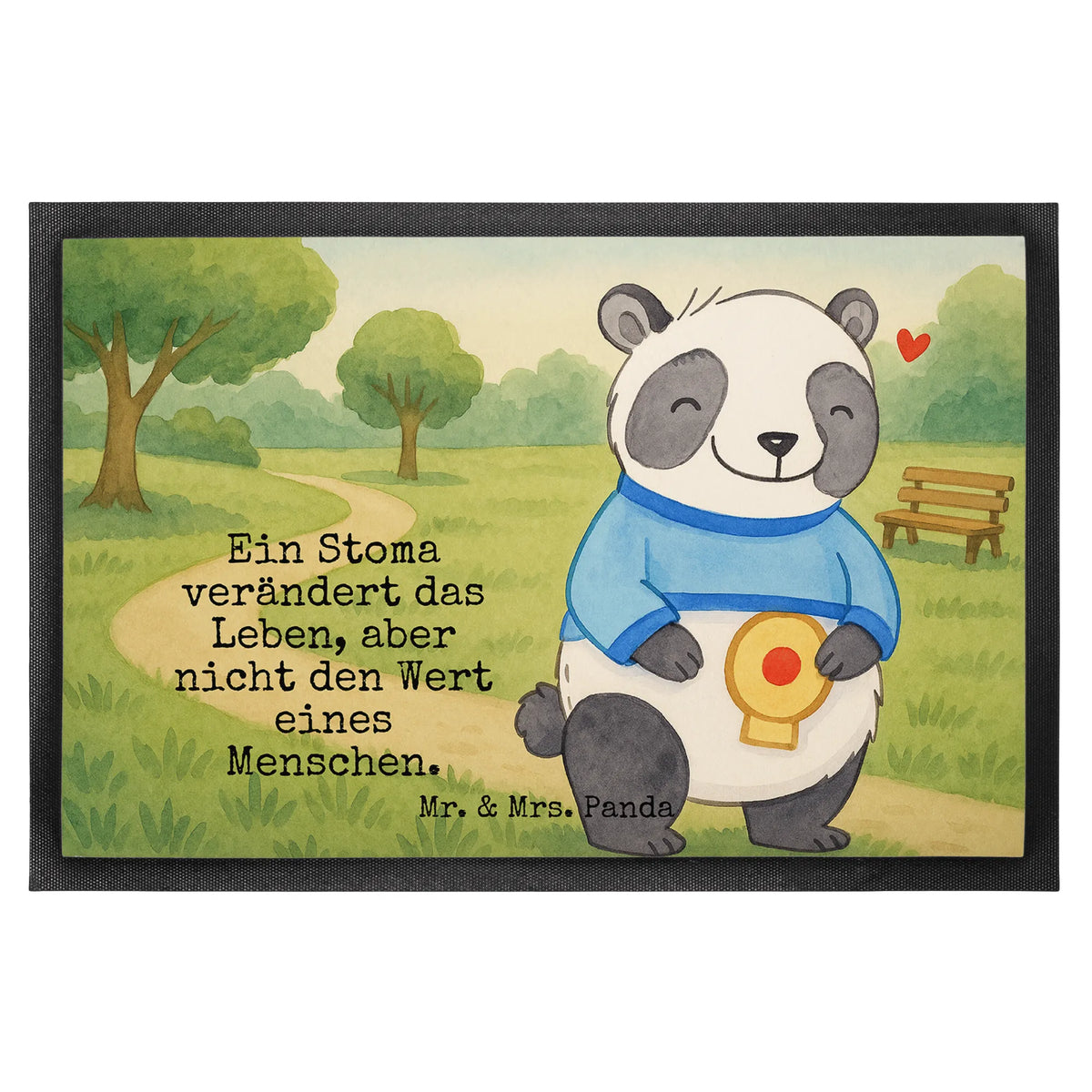 Fußmatte Panda künstlicher Darmausgang Design außenmatte, Fußabtreter, Schmutzfangmatte, Türvorleger, Schuhabstreifer, Schmutzfangteppich, Fußabstreifer, Haustürmatte, Abtreter, Schmutzfänger, Eingangsteppich, matte haustür, Gummi-Fußmatte, fußmatte, Fussmatte, Türmatte, Outdoor-Matte, teppichmatte, flurmatte, Eingangsmatte, Schmutzmatte, Abtretmatte, Gummimatte, hausmatte, bodenmatte, Vorleger, Sauberlaufmatte, abstreifer, Bodenvorleger, Panda, Künstlicher Darmausgang, Stomabeutel, Stoma