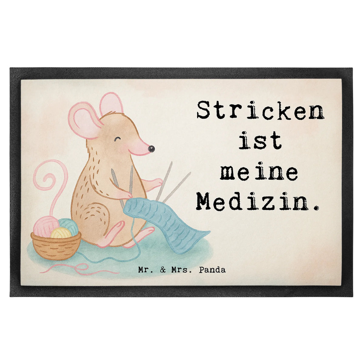 Fußmatte Maus Stricken Design matte haustür, außenmatte, flurmatte, Türvorleger, Eingangsmatte, Abtreter, Fußabstreifer, Haustürmatte, Türmatte, Schmutzmatte, Schmutzfänger, Schuhabstreifer, Gummi-Fußmatte, Abtretmatte, Outdoor-Matte, Schmutzfangmatte, Fußabtreter, abstreifer, Gummimatte, fußmatte, Schmutzfangteppich, Eingangsteppich, Bodenvorleger, bodenmatte, Sauberlaufmatte, Vorleger, hausmatte, Fussmatte, teppichmatte, Sportler, Gewinn, Auszeichnung, Dankeschön, Schenken, Danke, Hobby, Sportart, Sport, Geschenk, Stricken, DIY