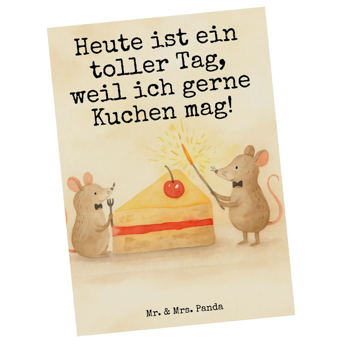 Postcard mice Cake Design