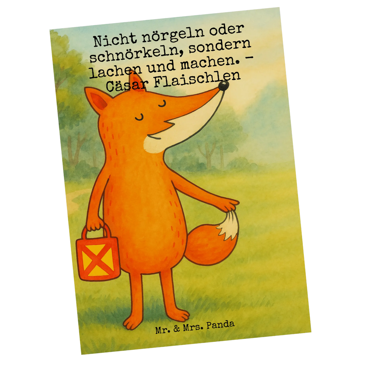Postkarte Fuchs Laterne Design einzelkarte, Ansichtskarten, bildkarte, Ansichtskarte, Grußkarte, spruchkarte, Kunstkarten, Motivkarte, Designkarte, Postkarte, kunstkarte, Fotokarte, Postkarten, Fuchs, Laterne, Spruch Trösten, Liebeskummer Spruch, Cäsar Otto Hugo Flaischlen, Laternenumzug, Sankt Martin, Füchse, Aufmuntern