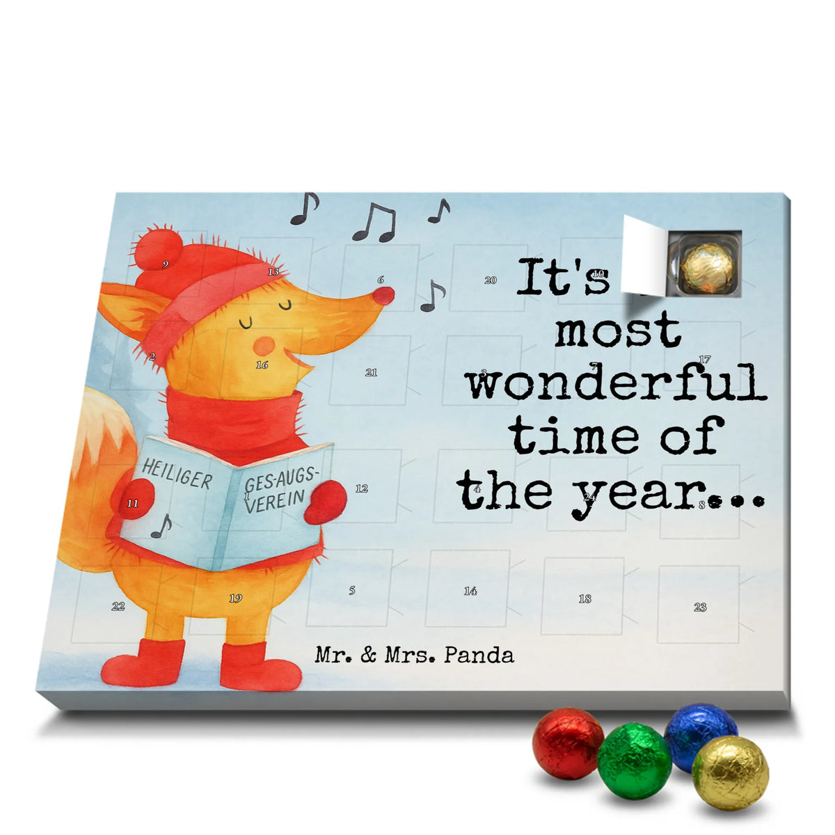 Schoko Adventskalender Fuchs Sänger Design kalender weihnachten, Schokoladen Adventskalender, schokolade adventskalender, pralinen adventskalender, Weihnachtskalender Schokolade, Schokoladen-Adventskalender, Weihnachts Kalender, schokoladenkalender, adventskalender süßigkeiten, Weihnachten Adventskalender, süßigkeiten adventskalender, süßigkeiten kalender, Schokoladen-Weihnachtskalender, schokoladen kalender, weihnachtskalender schoko, Schoko-Adventskalender, schoko weihnachtskalender, Adventskalender, schokokalender, schoko kalender, kalender schokolade, adventskalender schoko, Adventskalender Schokolade, Schoko Adventskalender, adventskalender pralinen, Advent, Weihnachten, Heiligabend, Wintermotiv, Winter, Weihnachtsdeko, Nikolaus, Singen, Füchse, Geschenk Sänger, Sänger, Weihnachtslieder, Fuchs
