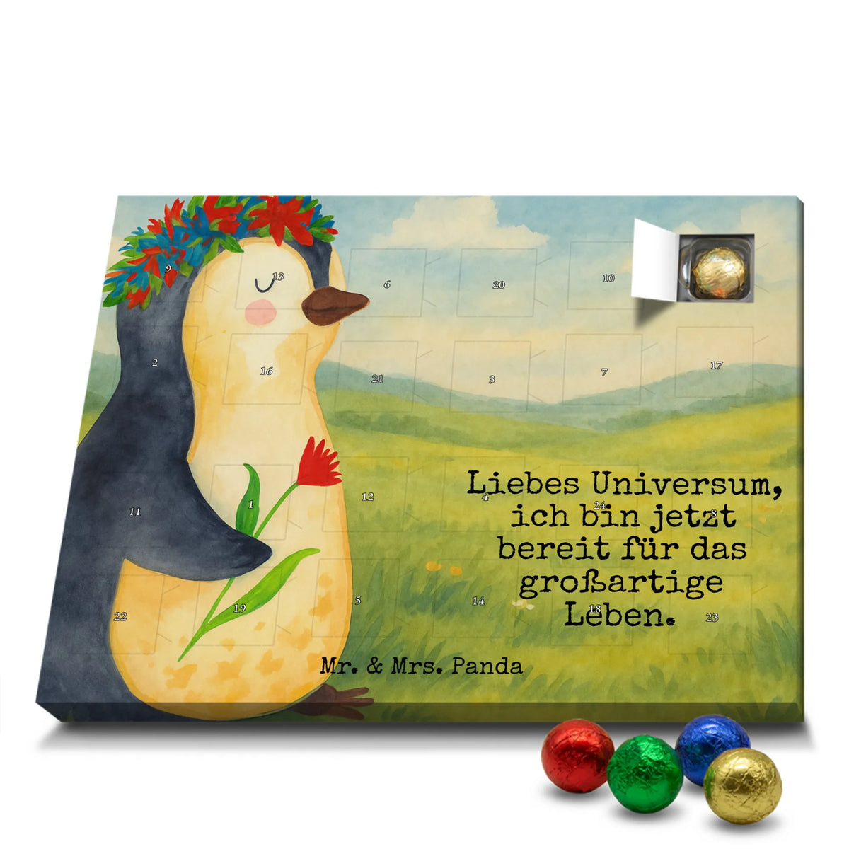 Schoko Adventskalender Pinguin Blumen Design adventskalender süßigkeiten, Schoko Adventskalender, Adventskalender Schokolade, Schokoladen Adventskalender, schoko weihnachtskalender, schokoladen kalender, Weihnachtskalender Schokolade, schokoladenkalender, Schoko-Adventskalender, Adventskalender, Schokoladen-Adventskalender, pralinen adventskalender, süßigkeiten adventskalender, Weihnachten Adventskalender, kalender schokolade, kalender weihnachten, schokokalender, adventskalender schoko, schokolade adventskalender, weihnachtskalender schoko, süßigkeiten kalender, Schokoladen-Weihnachtskalender, Weihnachts Kalender, schoko kalender, adventskalender pralinen, Pinguin, Lebensziele, Motivation, Blumenkranz, Geschenkidee, Lebenslust, Pinguine, Wünsche, Leben, Ziele, Universum, Liebeskummer