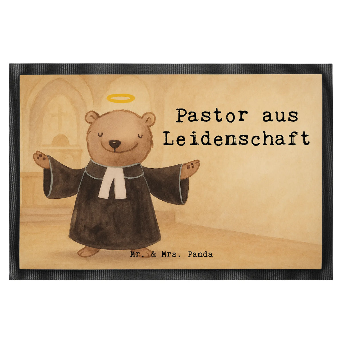 Fußmatte Pastor Leidenschaft Design Türvorleger, außenmatte, fußmatte, Schmutzfangmatte, Schuhabstreifer, Eingangsmatte, Abtretmatte, Vorleger, flurmatte, Schmutzfangteppich, Eingangsteppich, bodenmatte, Gummi-Fußmatte, Abtreter, Schmutzmatte, abstreifer, Schmutzfänger, Haustürmatte, Sauberlaufmatte, Gummimatte, Fussmatte, Türmatte, Fußabstreifer, Outdoor-Matte, Bodenvorleger, matte haustür, hausmatte, teppichmatte, Fußabtreter, Geschenk, Schenken, Danke, Jubiläum, Dankeschön, Beruf, Ausbildung, Abschied, Rente, Kollege, Kollegin, Arbeitskollege, Mitarbeiter, Firma, Theologe, Diener Gottes<br />Geistlicher, Pfarrer, Prediger<br />Priester, Pastor, Kirche
