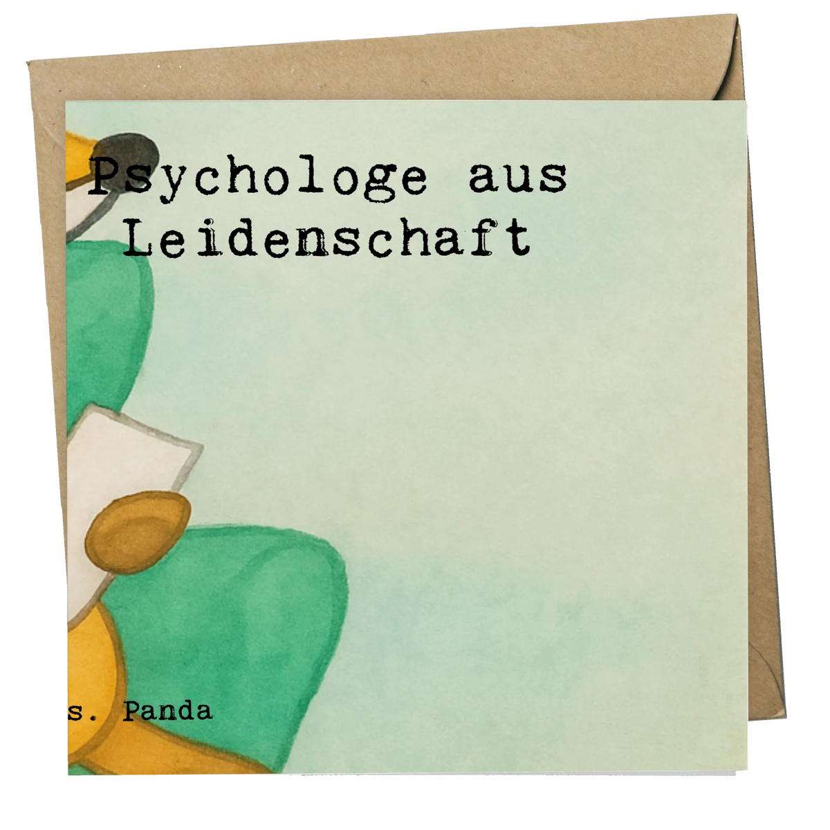 Deluxe Karte Psychologe Leidenschaft Design Glückwunschkarte, Klappkarte, anlasskarte, faltkarte, Grußkarte, doppelkarte, Geschenk, Schenken, Jubiläum, Danke, Dankeschön, Beruf, Ausbildung, Abschied, Rente, Kollege, Kollegin, Arbeitskollege, Mitarbeiter, Firma, Therapeut, Psychologe, Studium