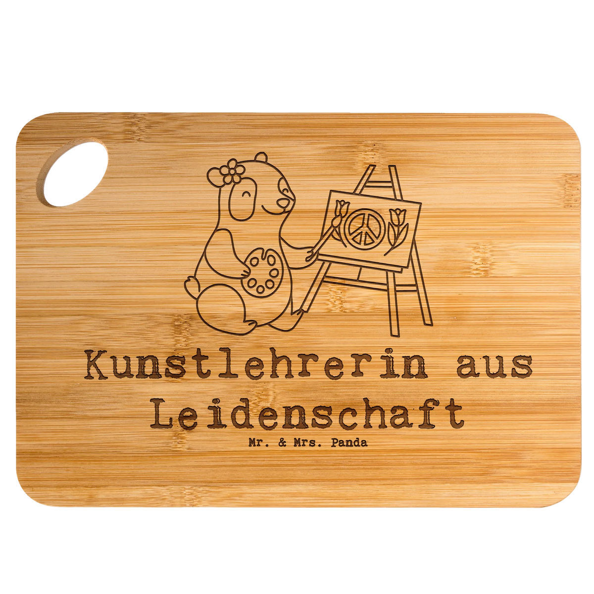 Schneidebrett Kunstlehrerin Leidenschaft