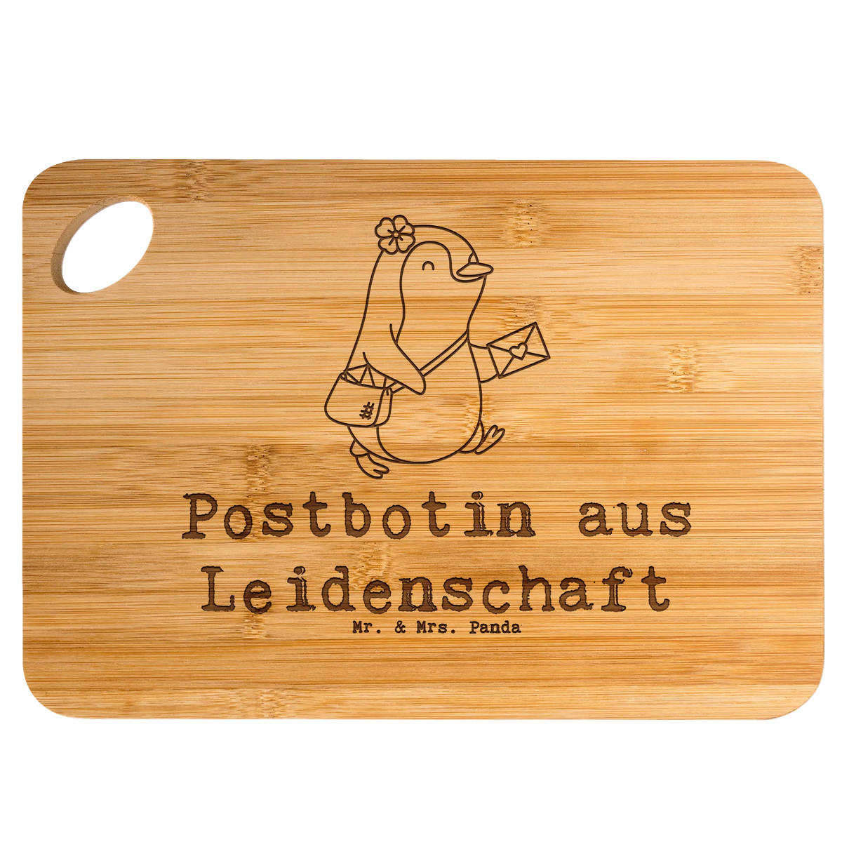 Schneidebrett Postbotin Leidenschaft