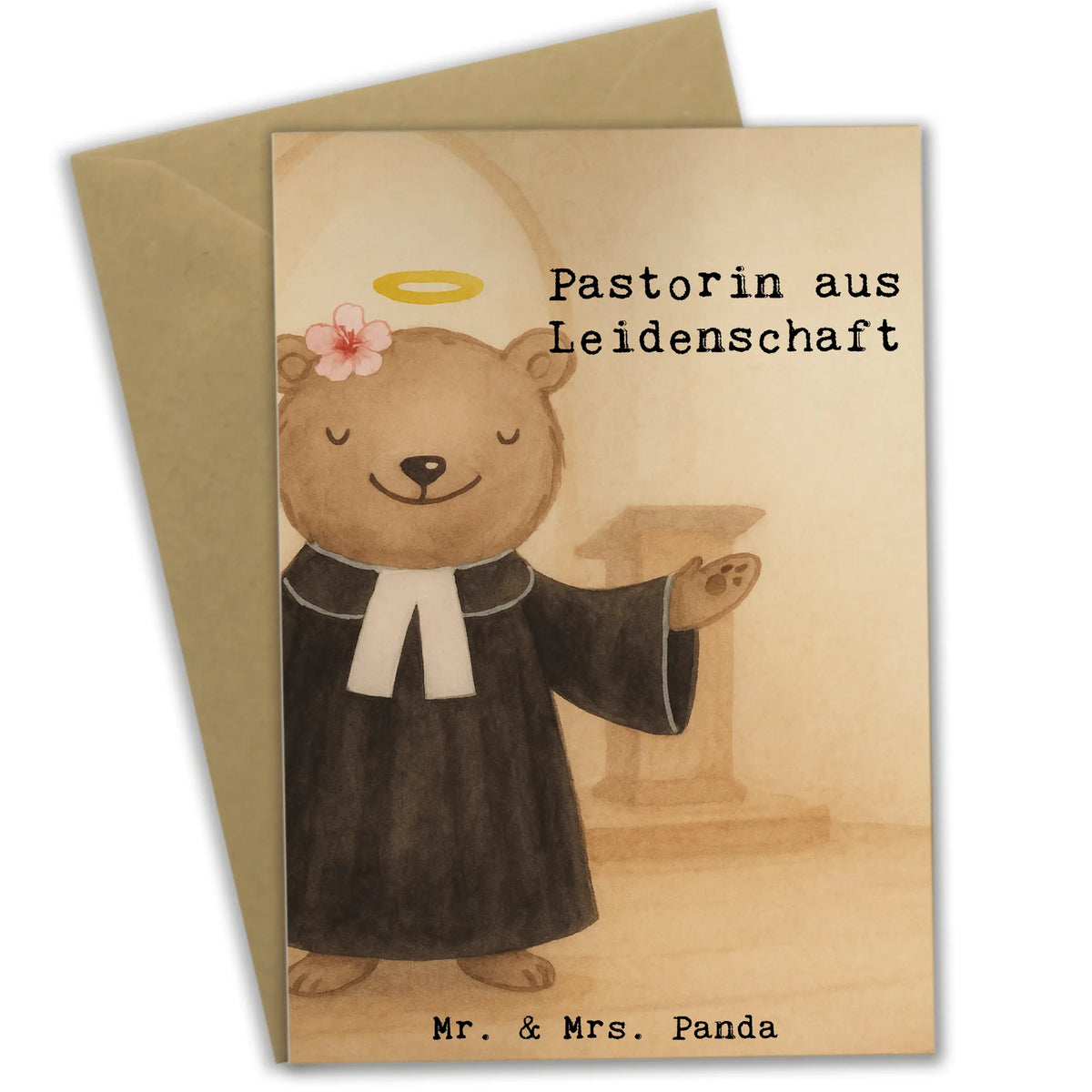 Greetings card Pastor Passion Design gift, sayings, gift idea, best, farewell gift, passing exam, anniversary, retirement, promotion, job start, profession