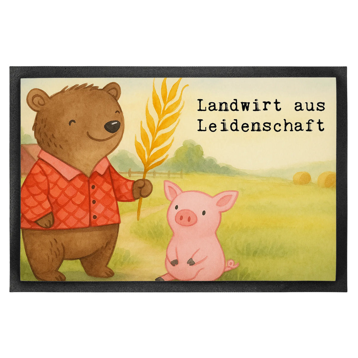 Fußmatte Landwirt Leidenschaft Design Fussmatte, Gummi-Fußmatte, fußmatte, Eingangsteppich, Fußabtreter, Abtreter, abstreifer, außenmatte, flurmatte, teppichmatte, Sauberlaufmatte, bodenmatte, Vorleger, Schmutzfänger, Bodenvorleger, Abtretmatte, Schuhabstreifer, Eingangsmatte, hausmatte, Schmutzfangteppich, Türmatte, Outdoor-Matte, Gummimatte, Haustürmatte, Schmutzfangmatte, Türvorleger, Fußabstreifer, matte haustür, Schmutzmatte, Geschenk, Schenken, Danke, Jubiläum, Dankeschön, Beruf, Ausbildung, Abschied, Rente, Kollege, Kollegin, Arbeitskollege, Mitarbeiter, Firma, Farmer, Agronom, Landwirt; Bauer, Bauernhof, Tierwirt