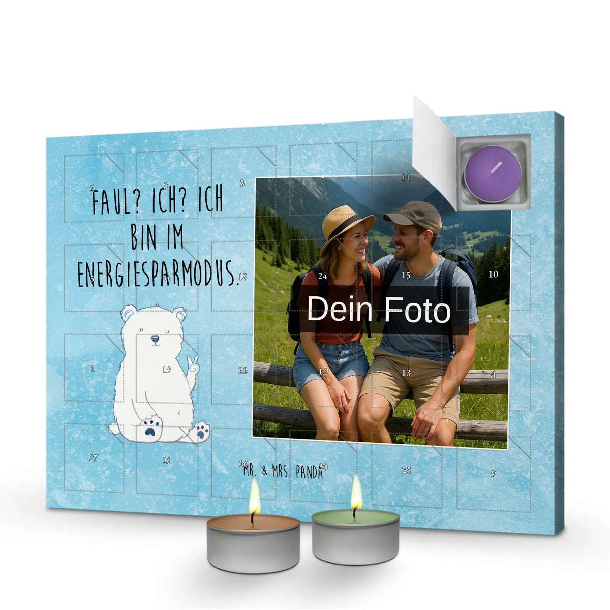 Personalisierter Duftkerzen Foto Adventskalender Eisbär Faul Personalisierter Duftkerzen Foto Adventskalender, Bär, Teddybär, Teddy, Relaxen, Arbeit, Eisbär, Bürojob, Entspannen, Arbeitsplatz, Nordpol, Büro, Faul, Homeoffice