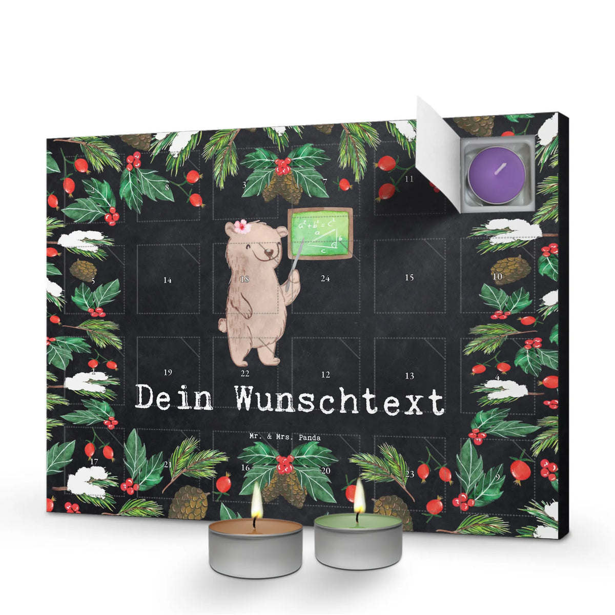 Personalisierter Duftkerzen Adventskalender Mathematiklehrerin Leidenschaft|p:1998604|h:b7eaae026497c30ddb7f22eca25c9ef7