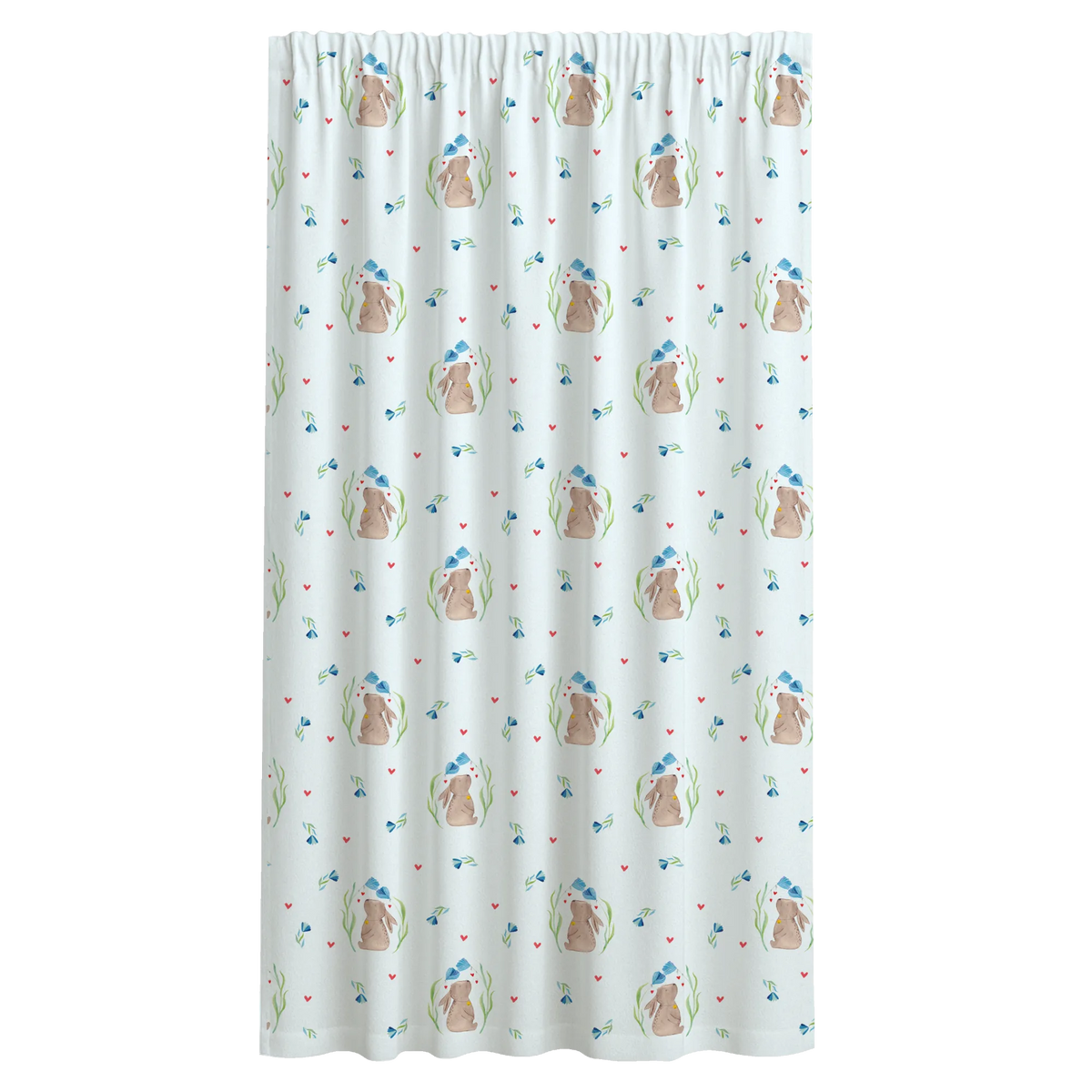 Vorhang Hase Blume Muster Flächenvorhang, Schiebevorhang, Gardinenschal, Stoffvorhang, Baumwollvorhang, Seitenschal, Vorhang, Gardine, Vorhang Schal, Ostern, Osterdeko, Osterhase, Osternest, Ostergeschenke, Geschenke zu Ostern, Ostern Geschenk, Ostergeschenke Kinder, Ostern Kinder, Kind, Kindergeburtstag, Schwangerschaft, Taufe, Hoffnung, Erstes Kind, Hase, Träume, Geburtstag, Kaninchen, Taufgeschenk, Geburt