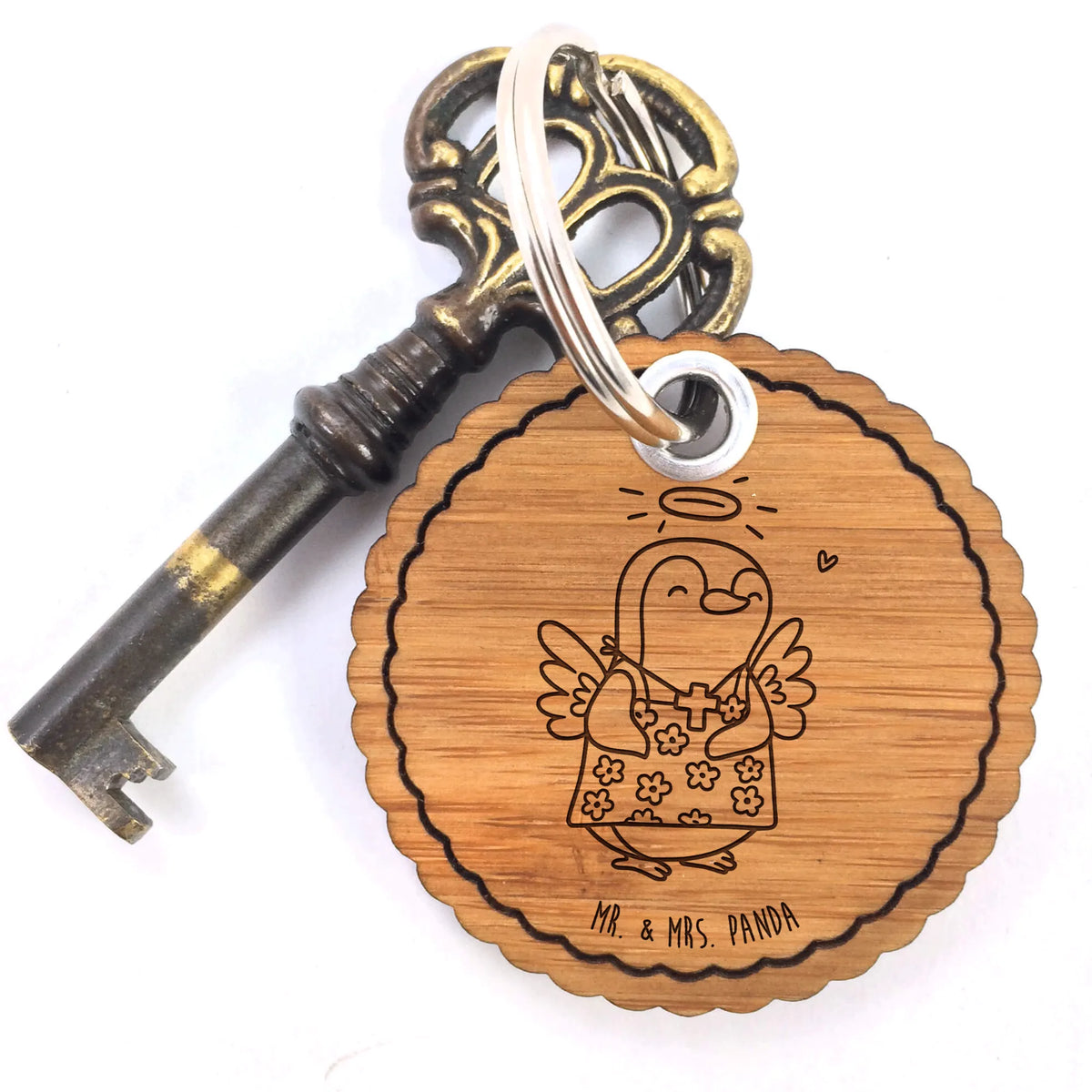 Wavy key ring penguin confirmation