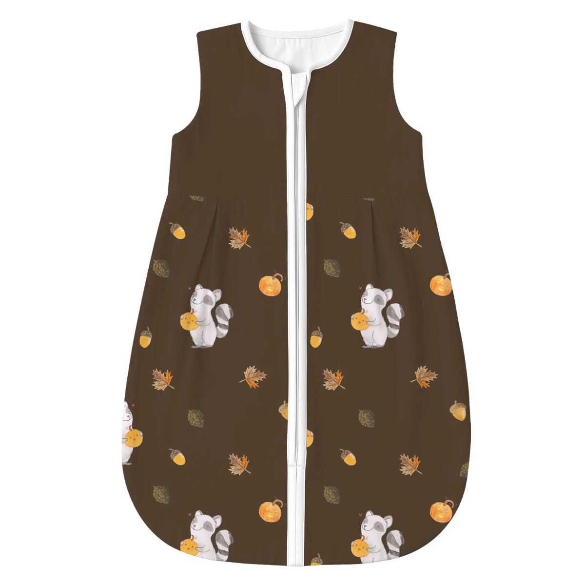 Schlafsack Baby Waschbär Kürbis Muster Schlafsack Baby, Babyschlafsack, Halloween, Martinssingen, Deko, Dekoration, Schenken, Geschenke, Kürbis, Trick Or Treat, Halloween Deko, Süßes Sonst Gibt's Saures, Waschbär