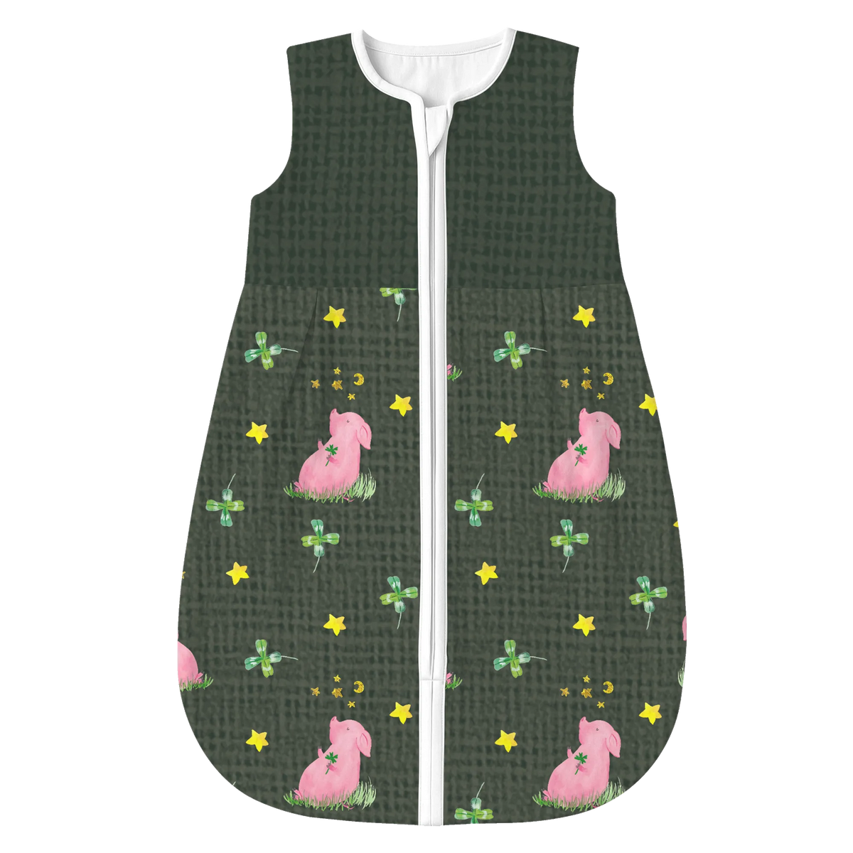 Schlafsack Baby Schwein Glück Muster Schlafsack Baby, Babyschlafsack, Tiere, Gute Laune, Tiermotive, Lustige Sprüche, Ziele, Sernchen, Motivation, Glücksschwein. Glück, Schweinchen, Glücksbringer, Träume, Schwein, Sterne